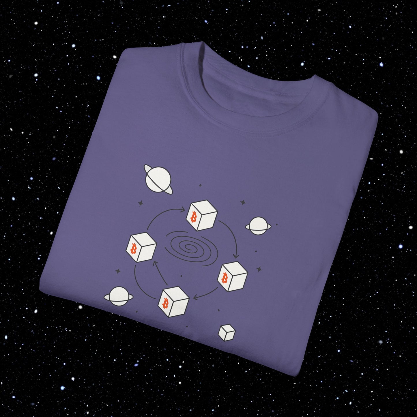 Interplanetary Consensus - Bitcoin Comfort Colors Tee Shirt
