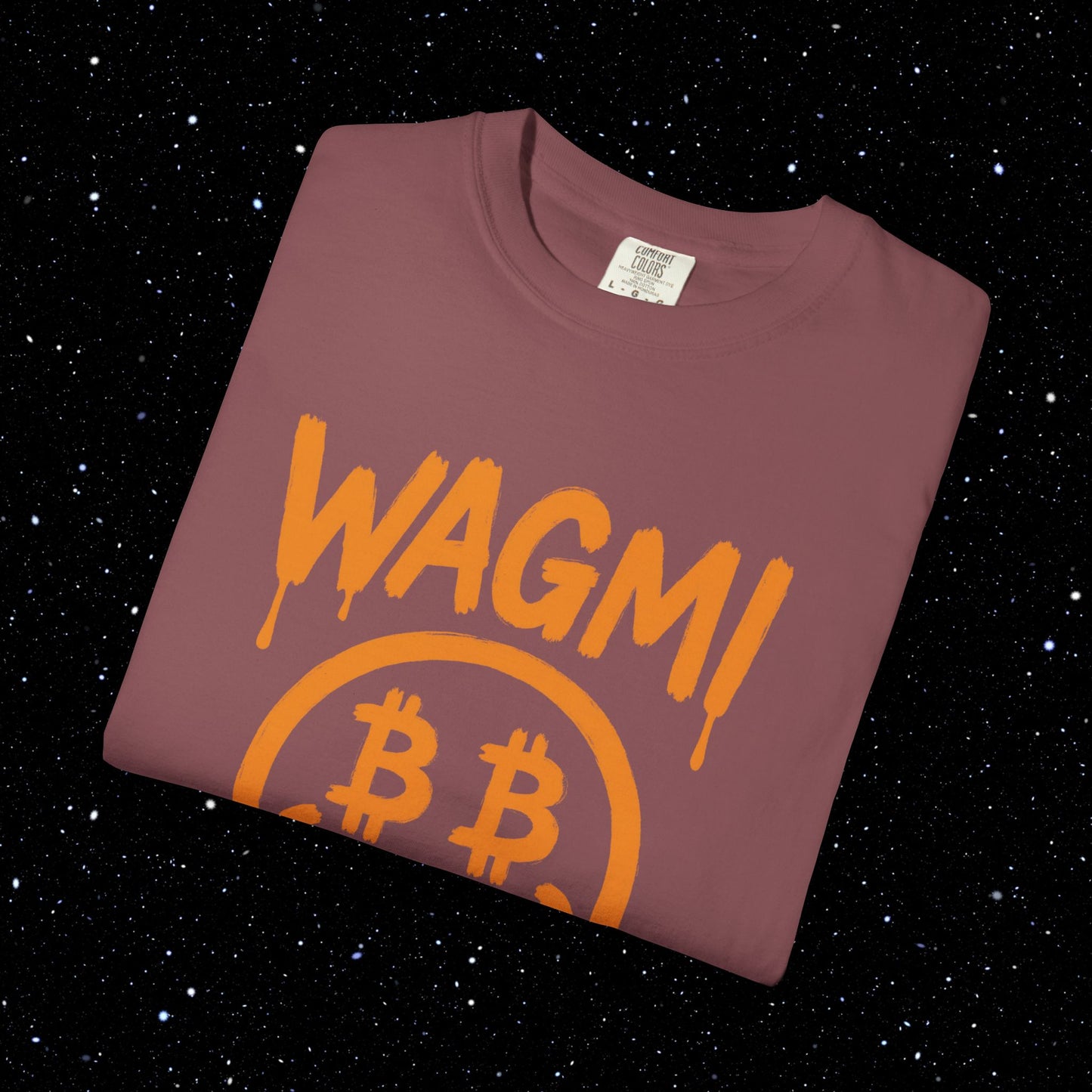 WAGMI Smiley Drip - Bitcoin Tee Shirt