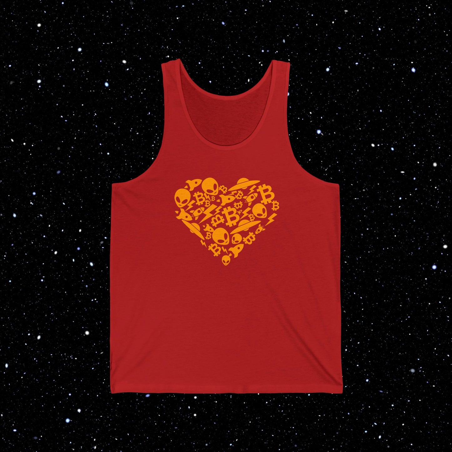 Bitcoin Alien Heart Tank