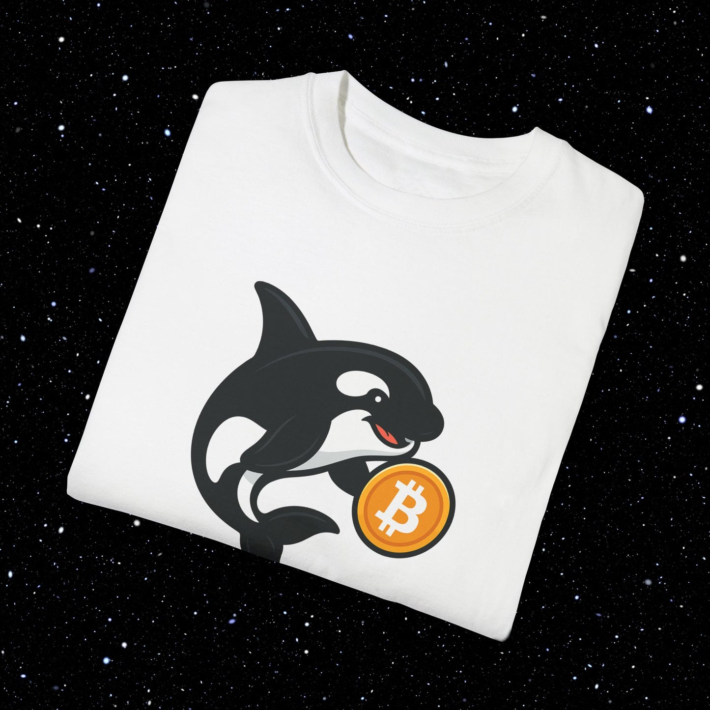 Bitcoin Orca Comfort Colors Tee Shirt