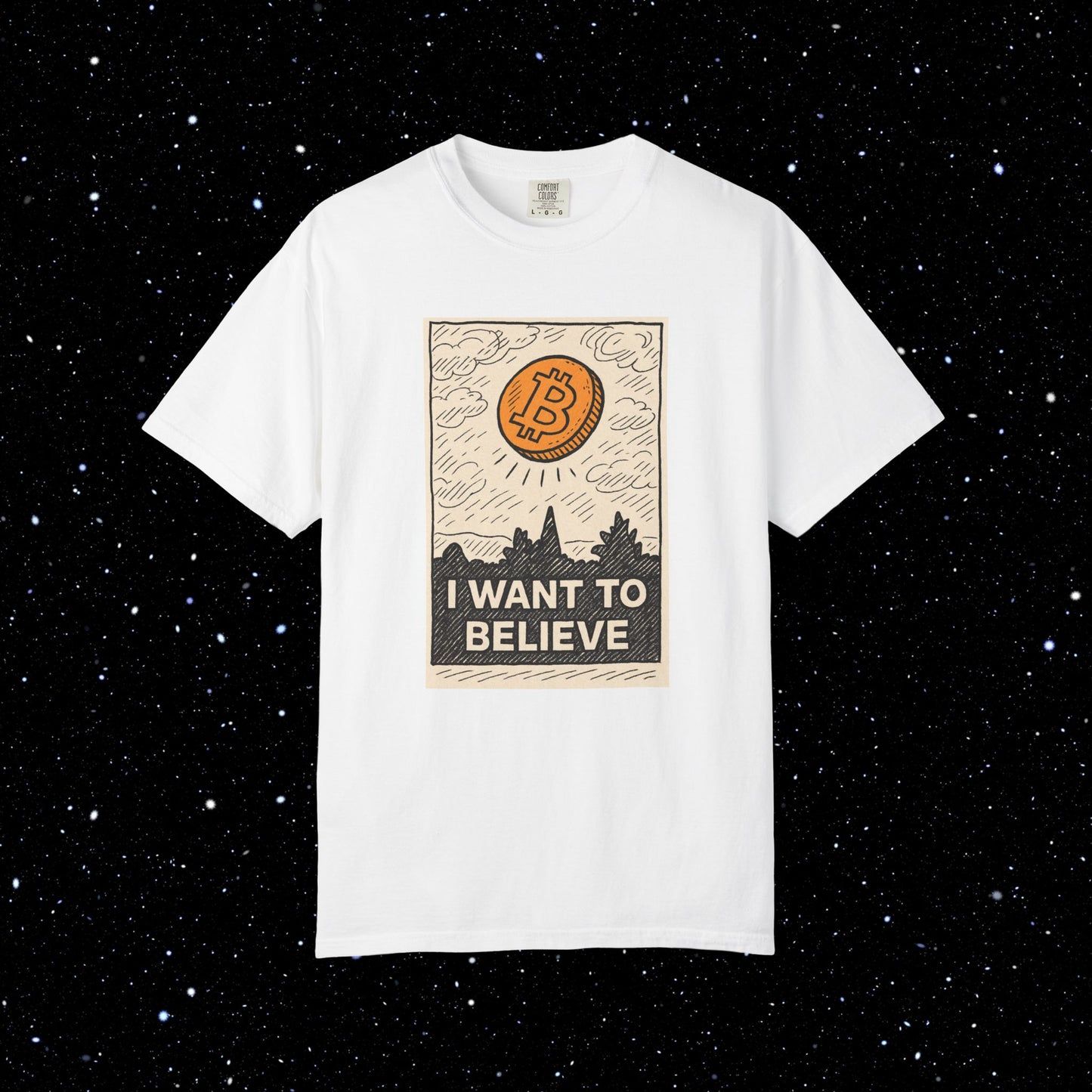 I Want To Believe Bitcoin Tee