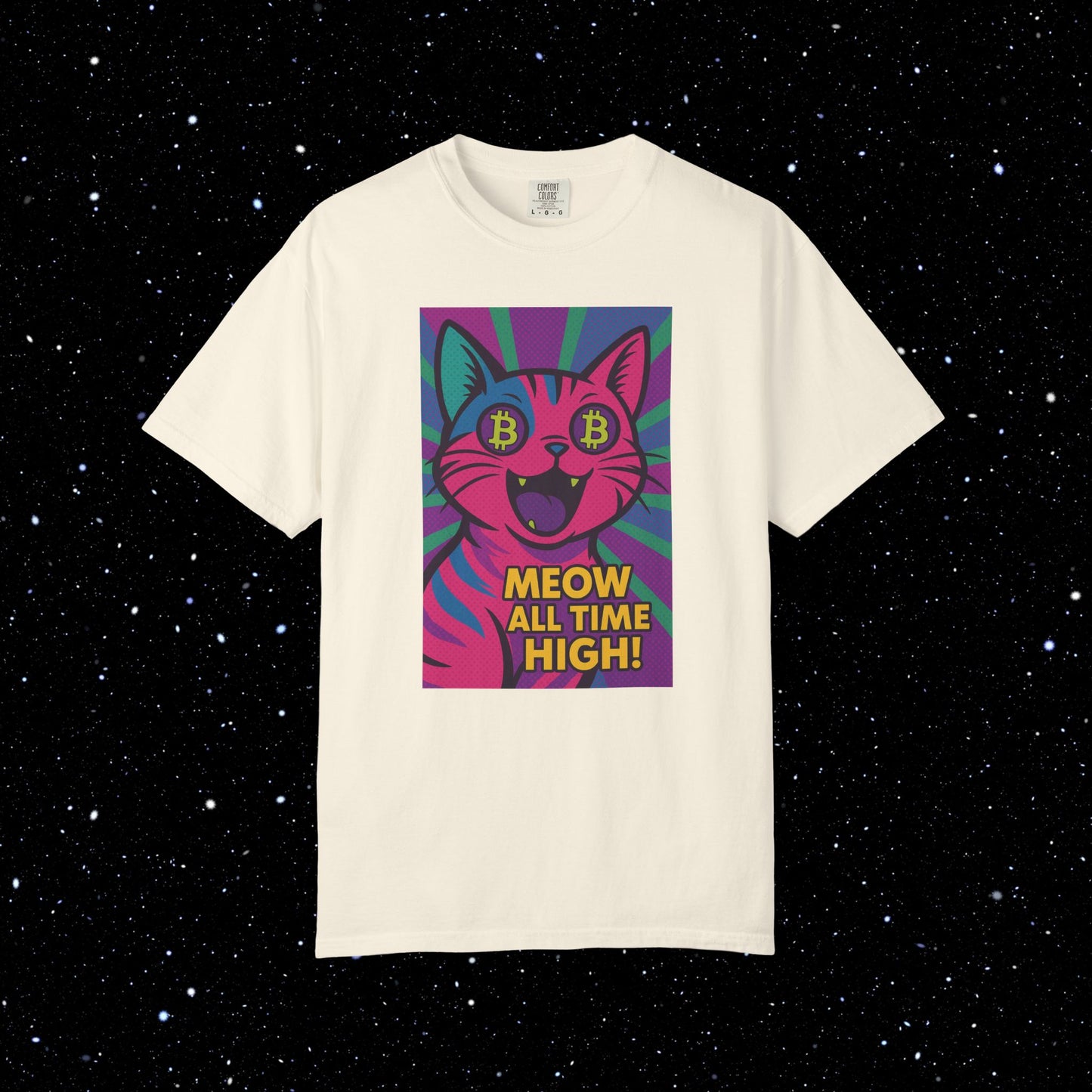 Meow All Time High Bitcoin Tee