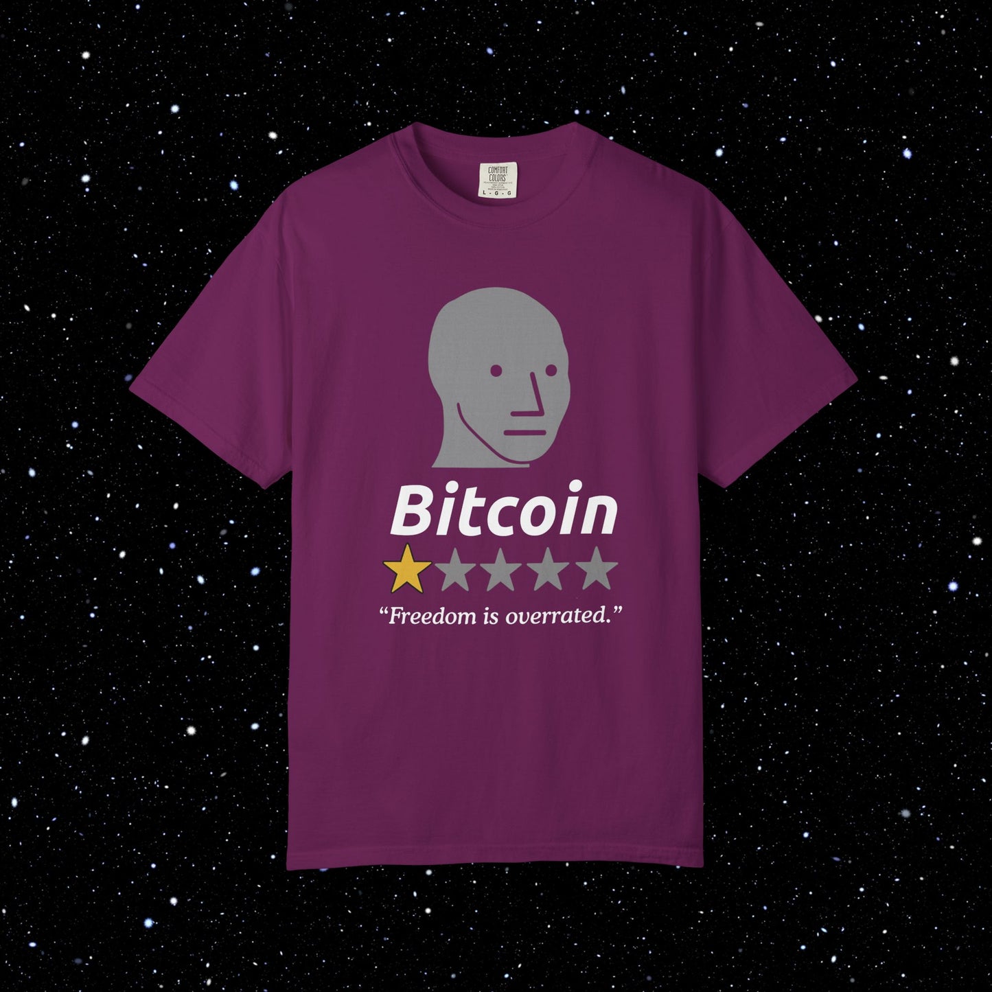 1 Star NPC Bitcoin Tee
