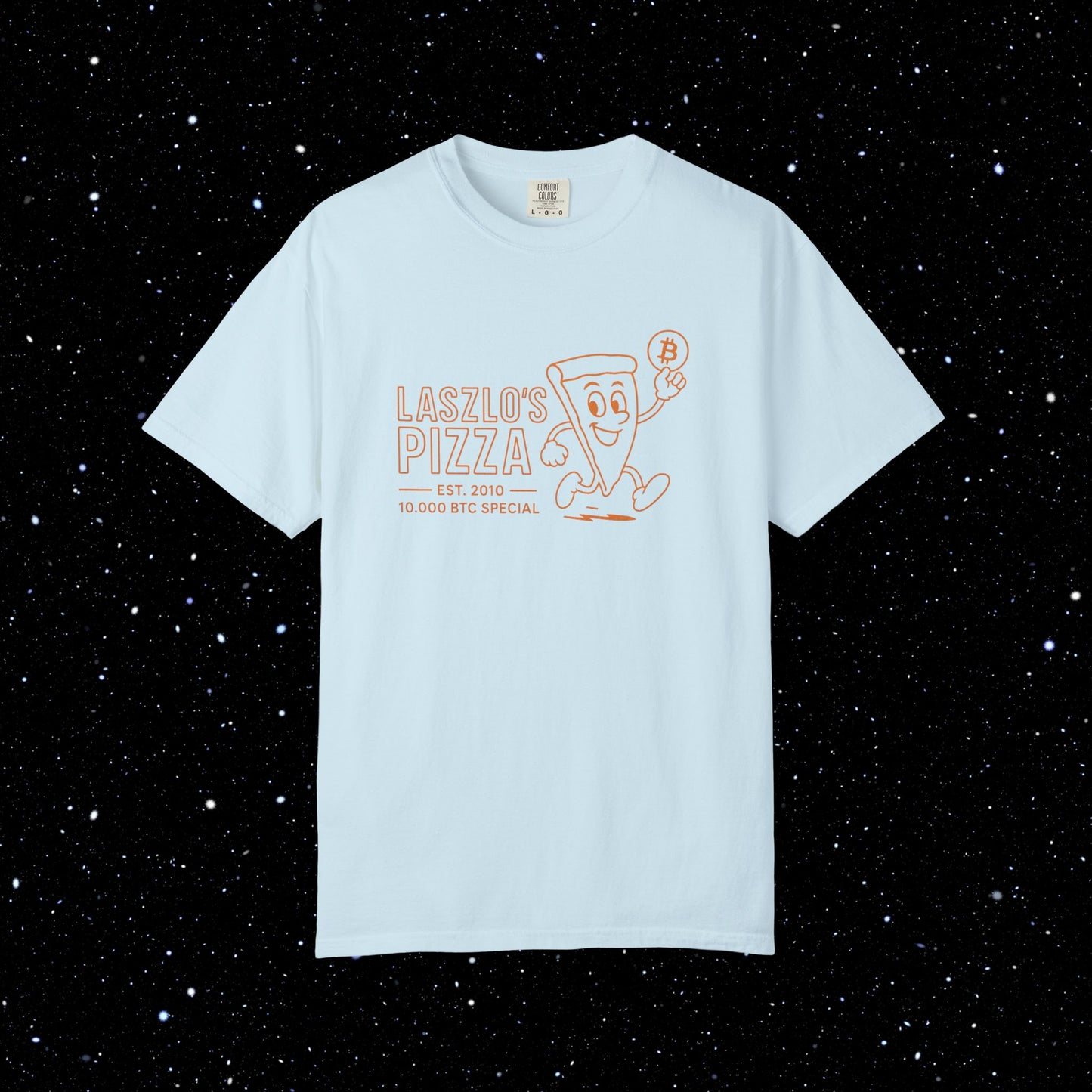 Laszlo's Pizza Bitcoin Tee Shirt