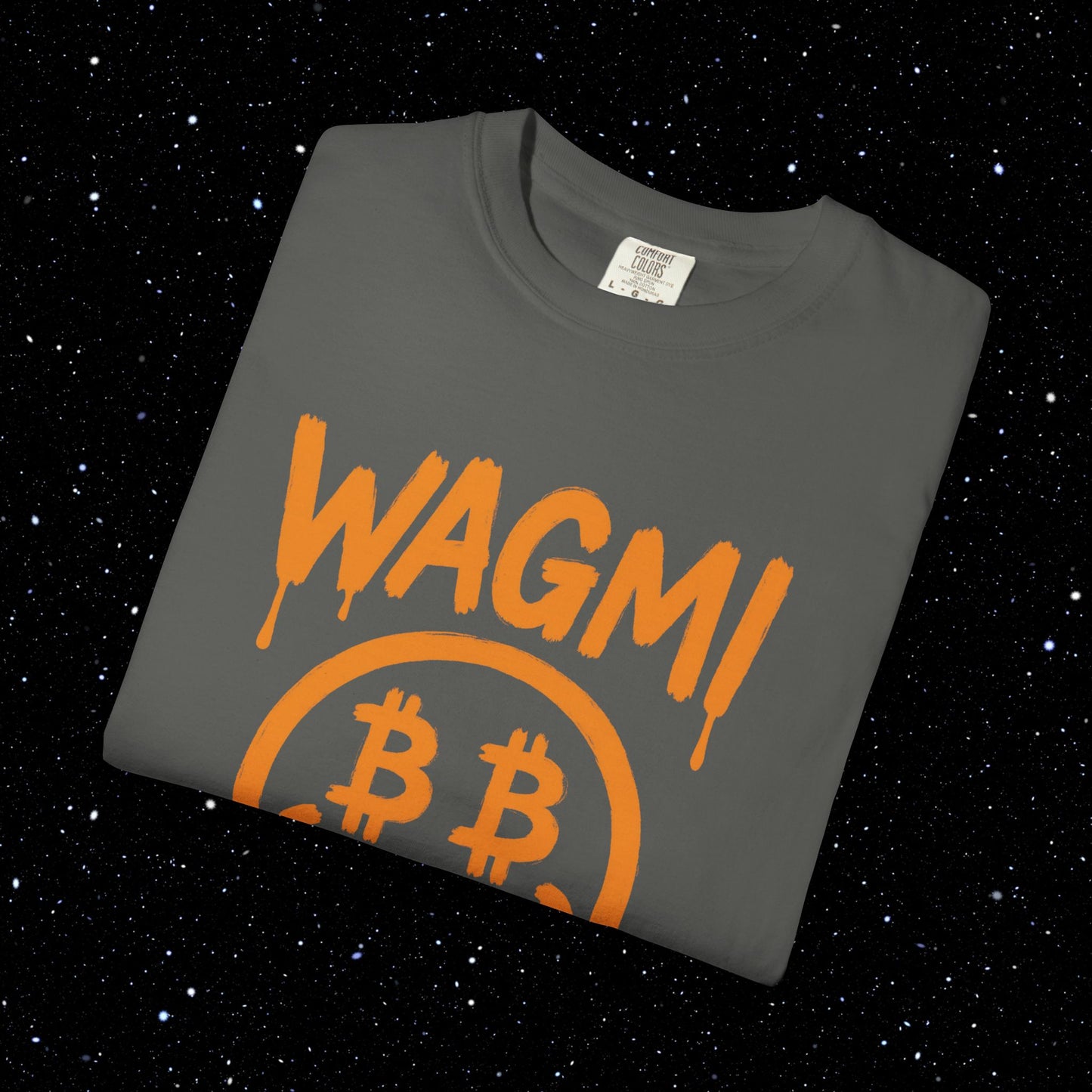 WAGMI Smiley Drip - Bitcoin Tee Shirt