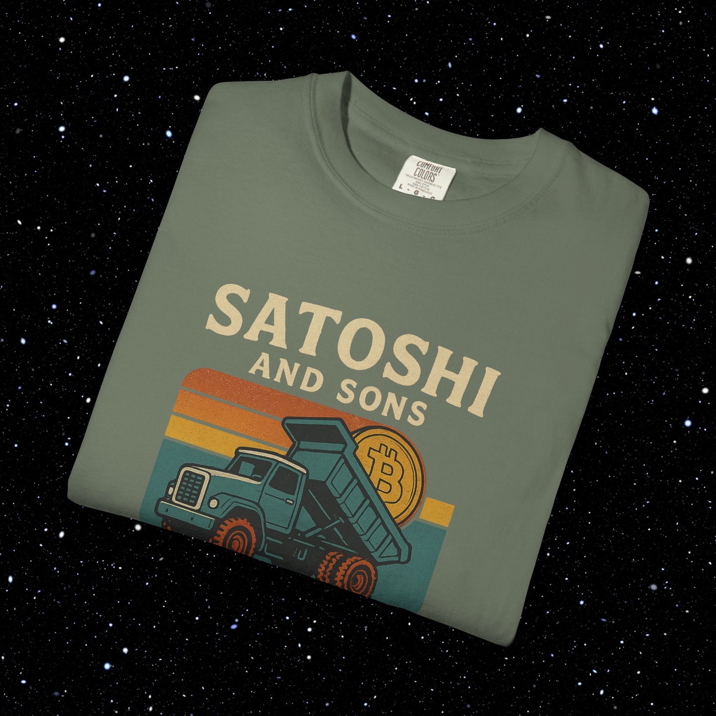 Satoshi and Sons - Bitcoin Comfort Colors Tee Shirt
