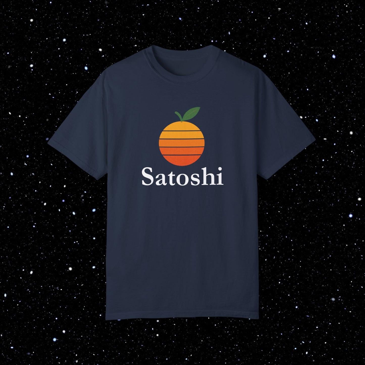 Satoshi Orange - Bitcoin Comfort Colors Tee Shirt