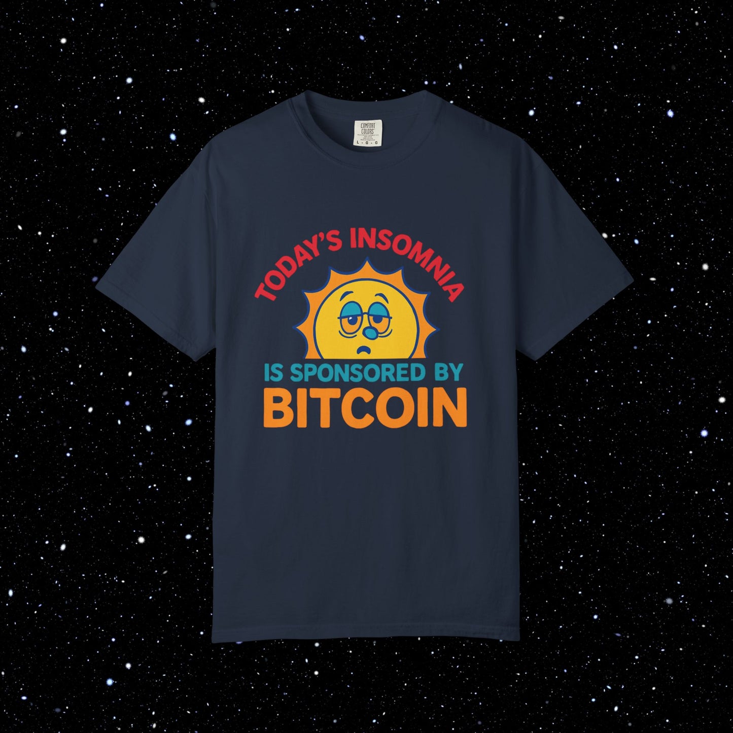 Bitcoin Insomnia Colorful Tee