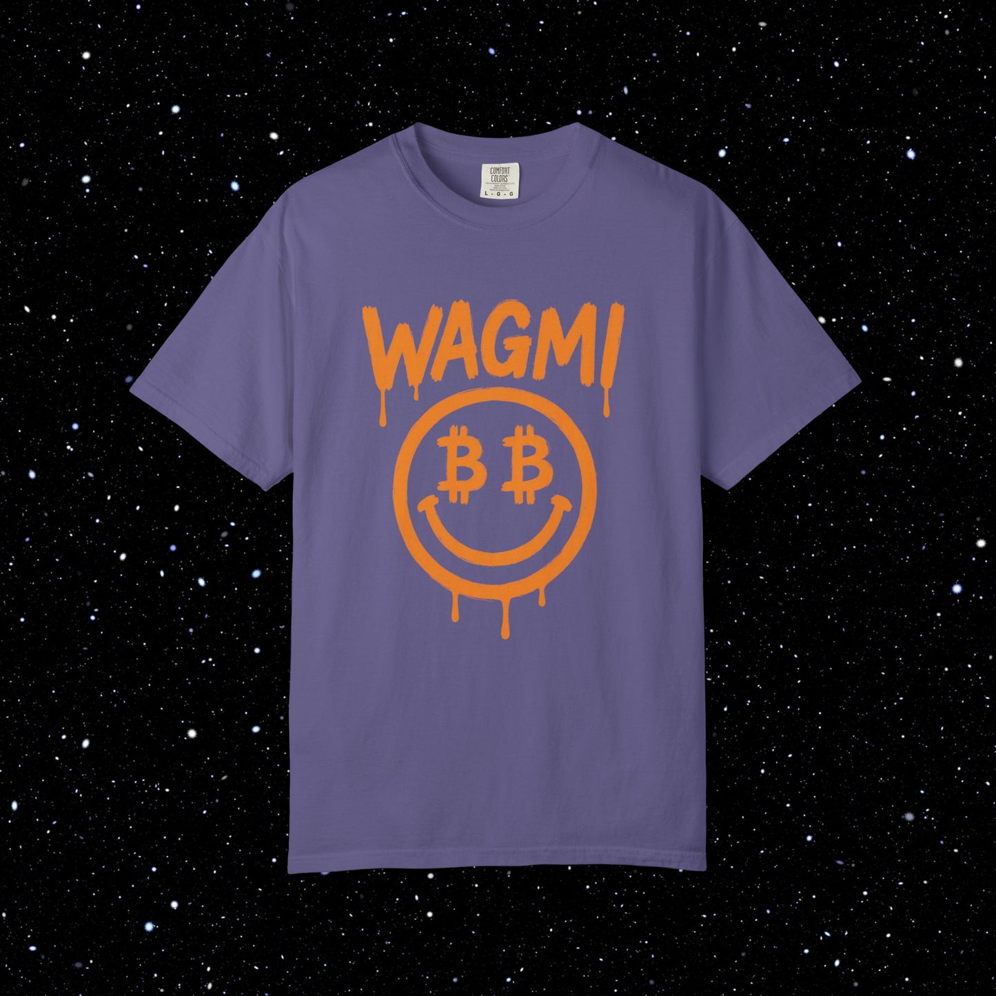 WAGMI Smiley Drip - Bitcoin Tee Shirt