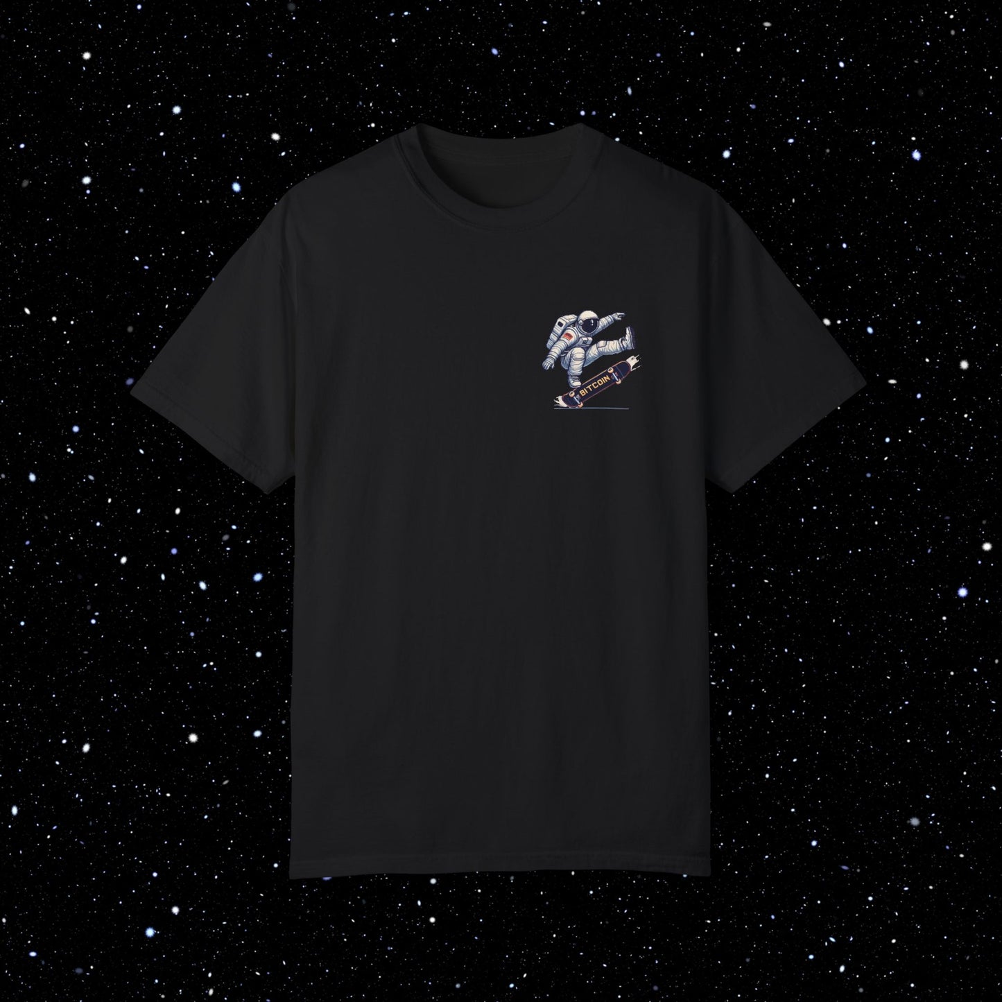 Bitcoin Off The Rails - Backprint Comfort Colors T-Shirt