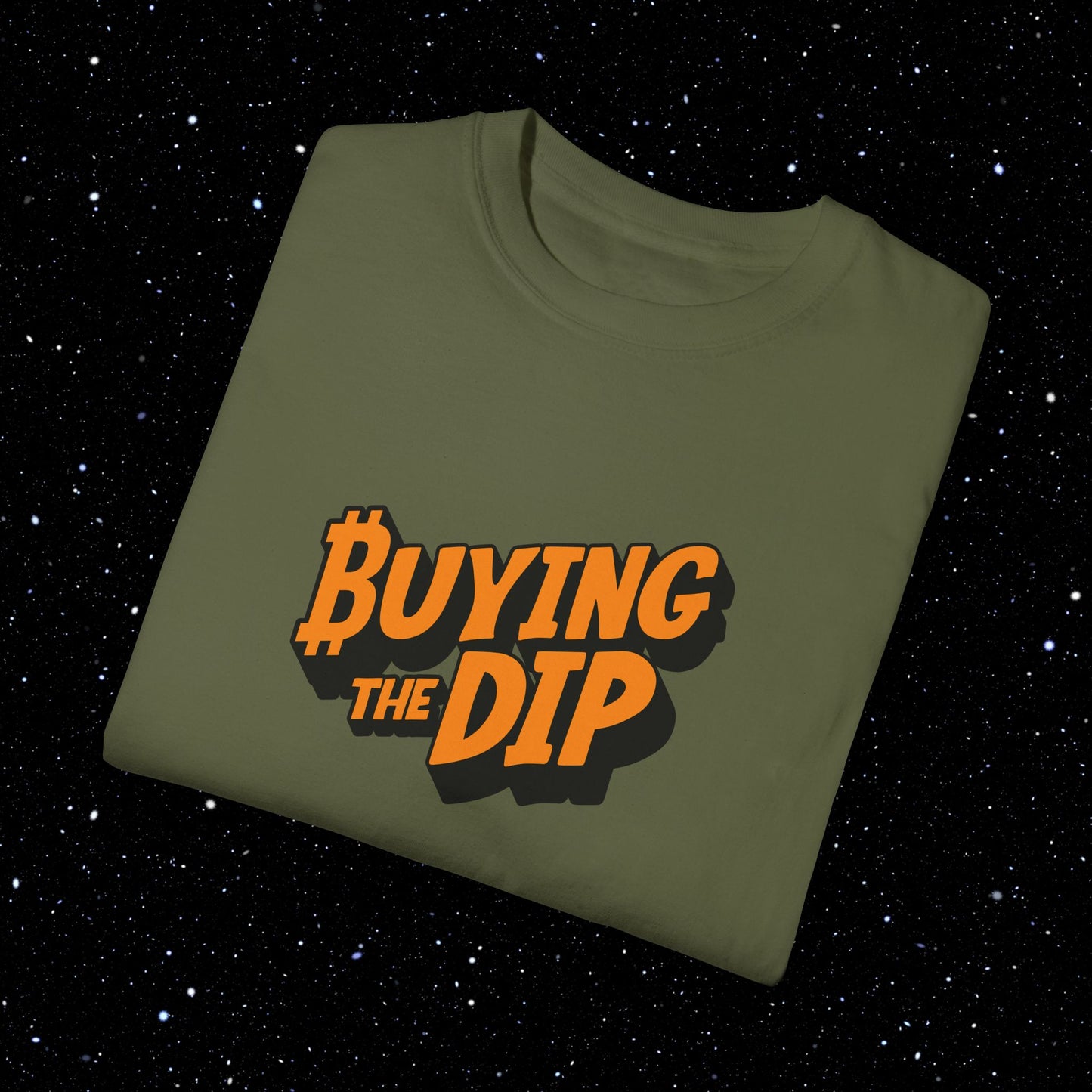 Buying the Dip - Bitcoin Comfort Colors Tee Shirt
