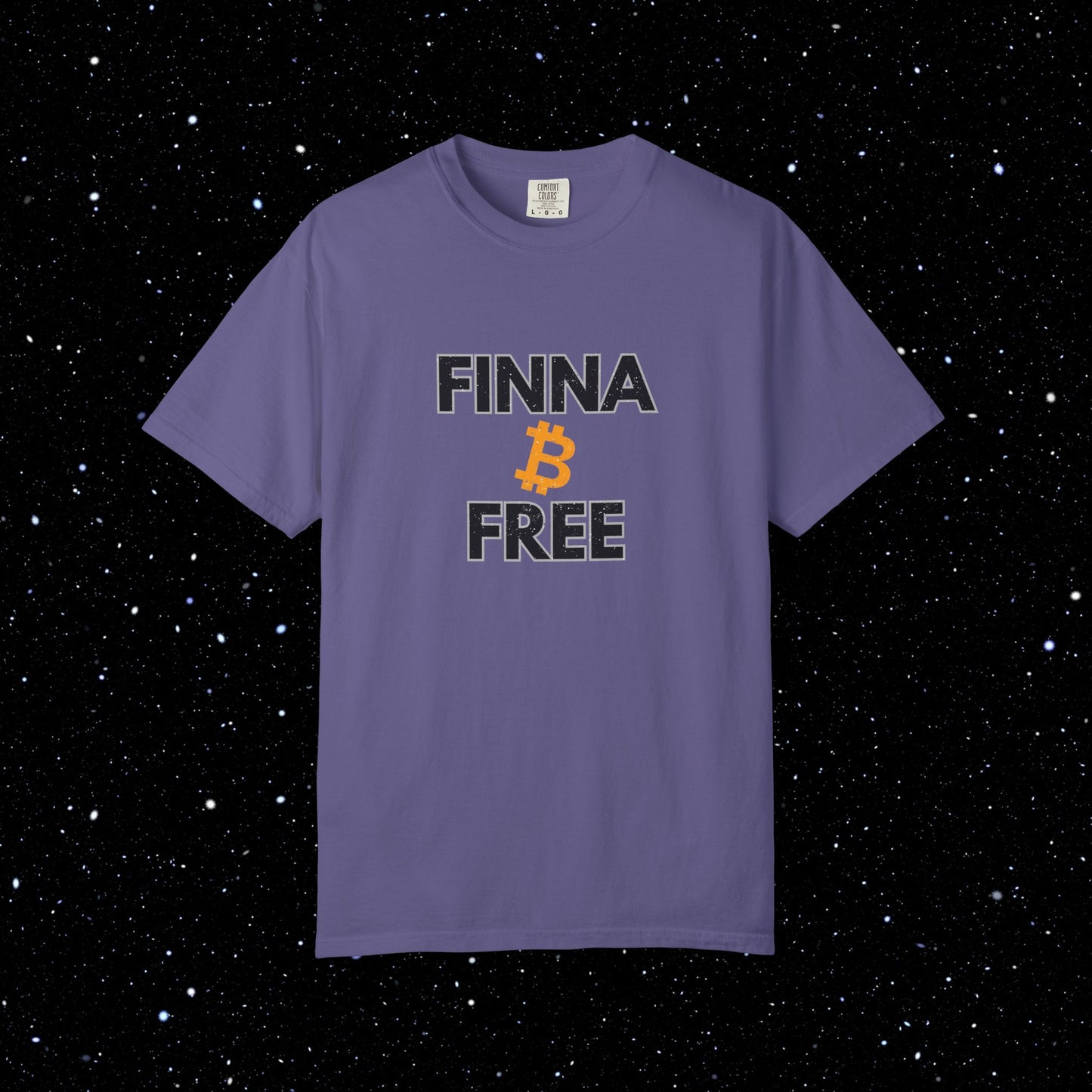 Finna B Free - Bitcoin Comfort Colors Tee Shirt