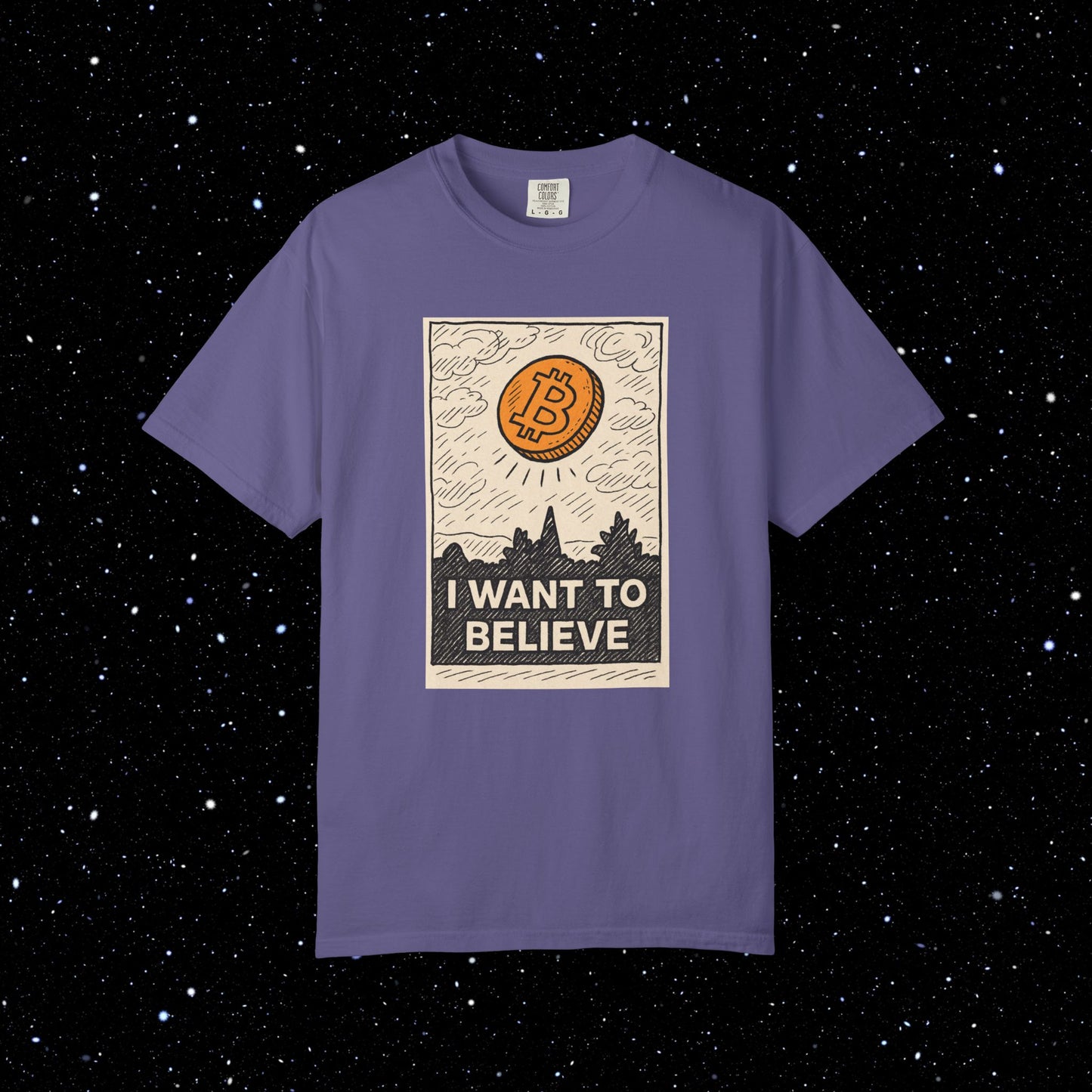 I Want To Believe Bitcoin Tee