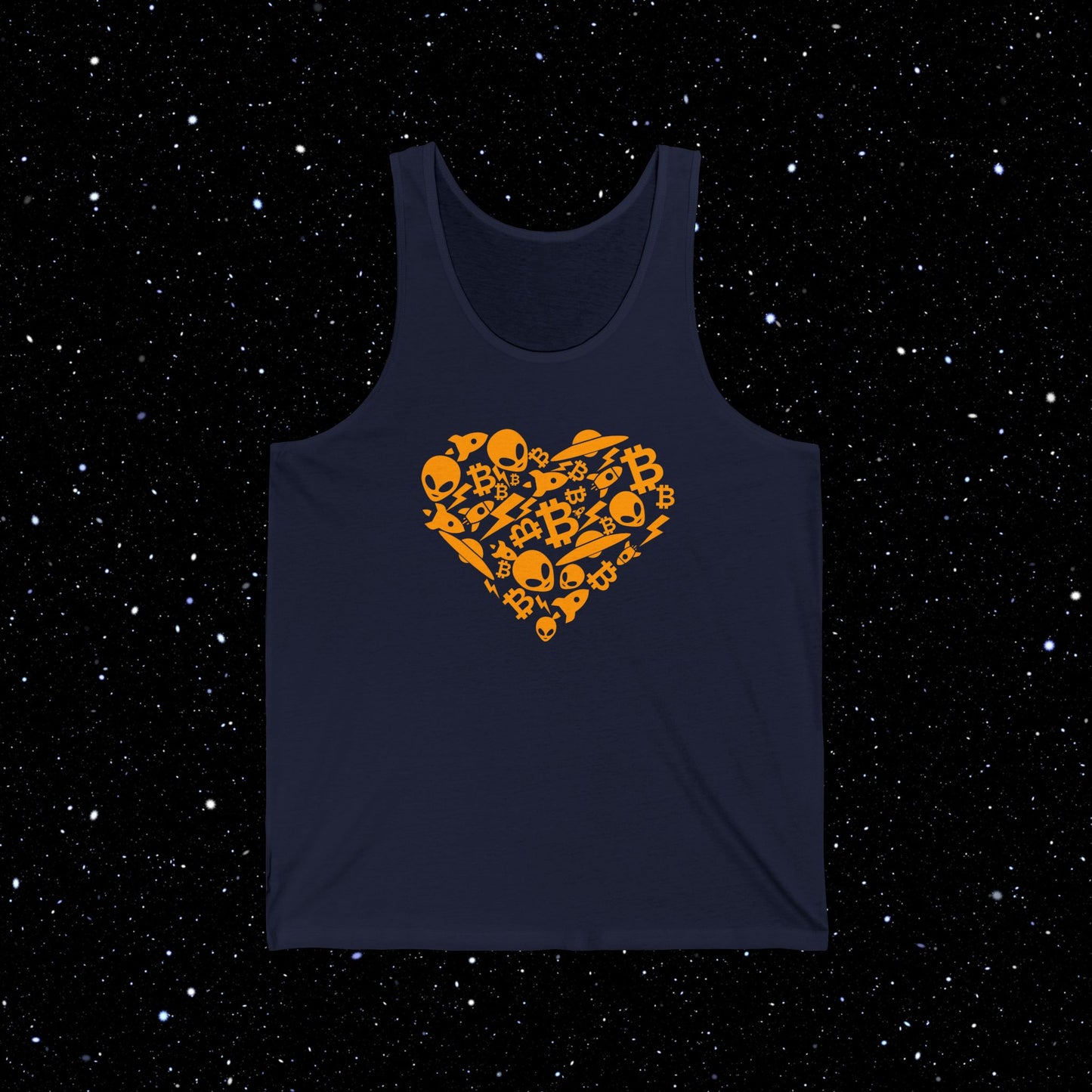 Bitcoin Alien Heart Tank