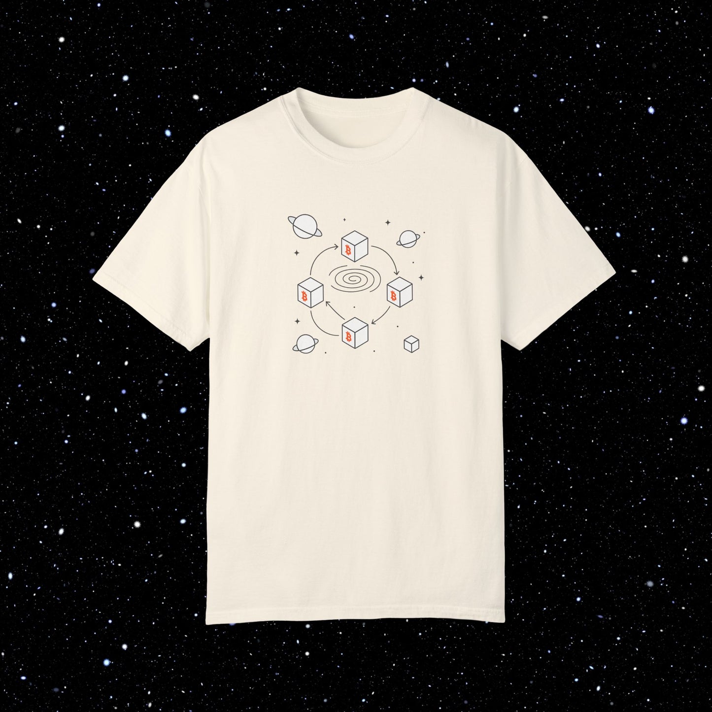 Interplanetary Consensus - Bitcoin Comfort Colors Tee Shirt