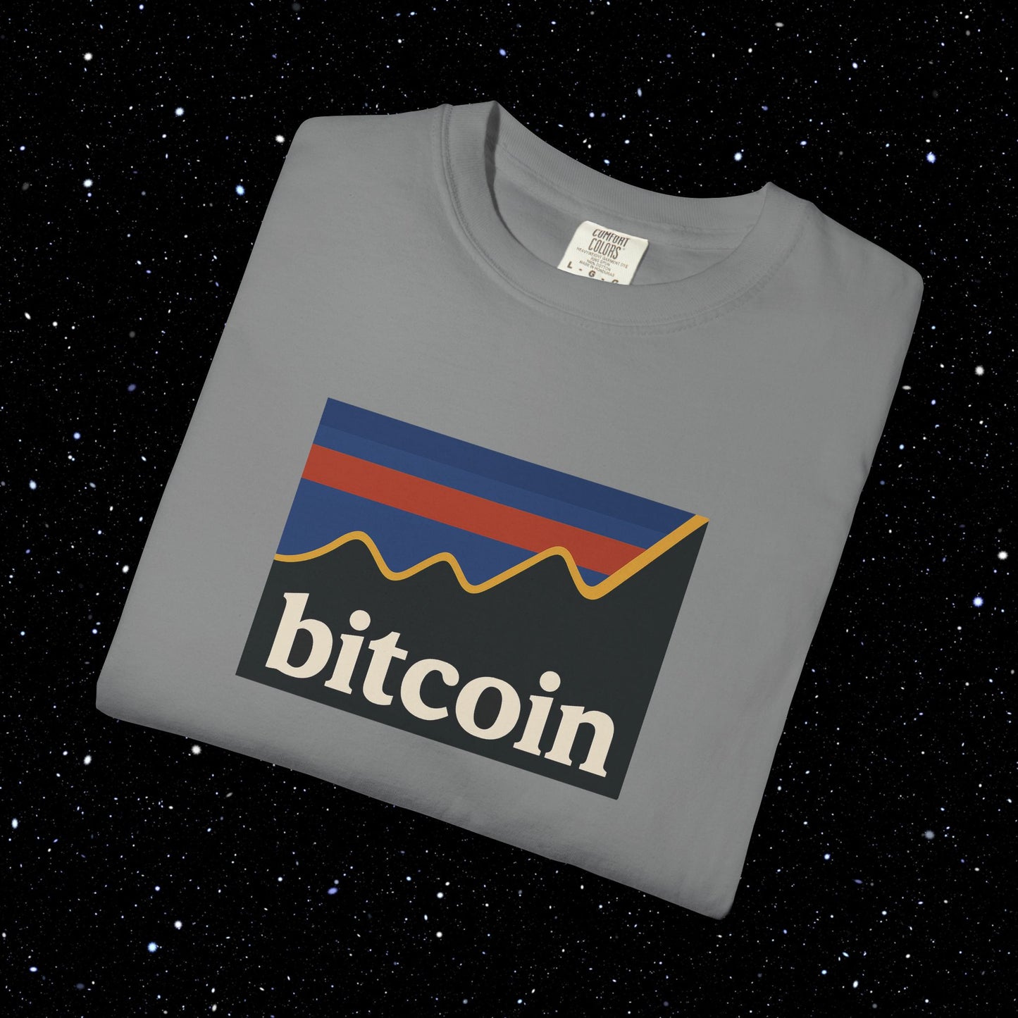 Peak Supply Bitcoin Comfort Colors Tee Shirt
