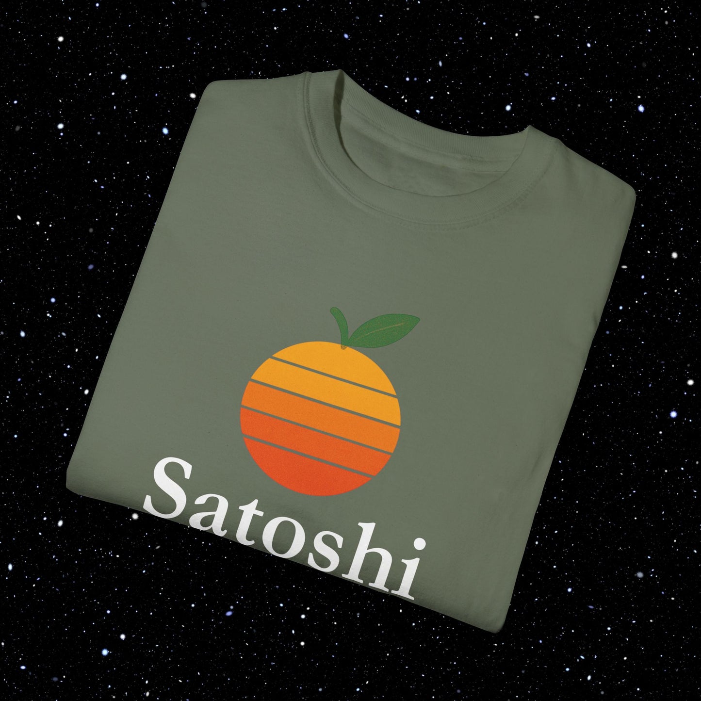 Satoshi Orange - Bitcoin Comfort Colors Tee Shirt