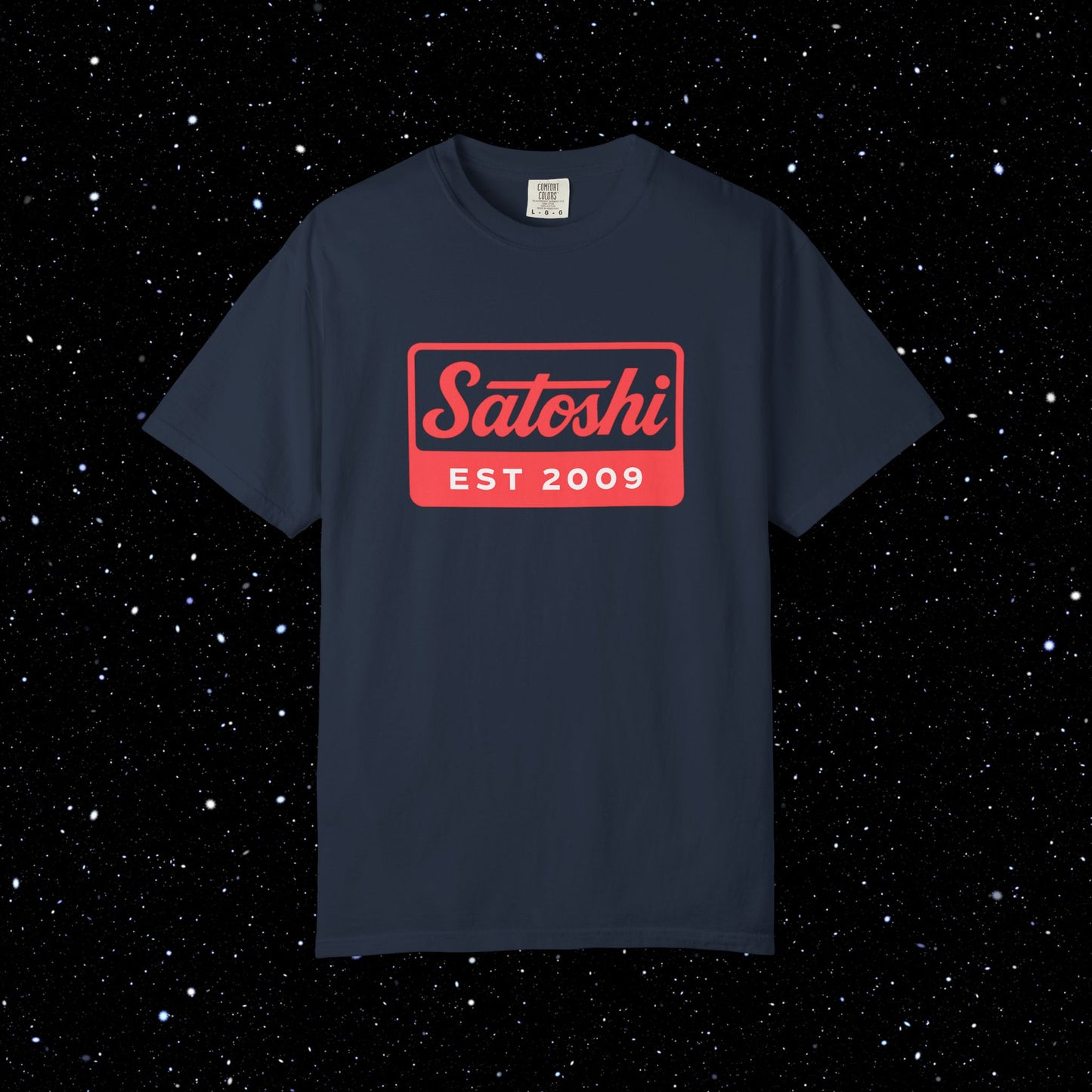 Satoshi Established 2009 Tee