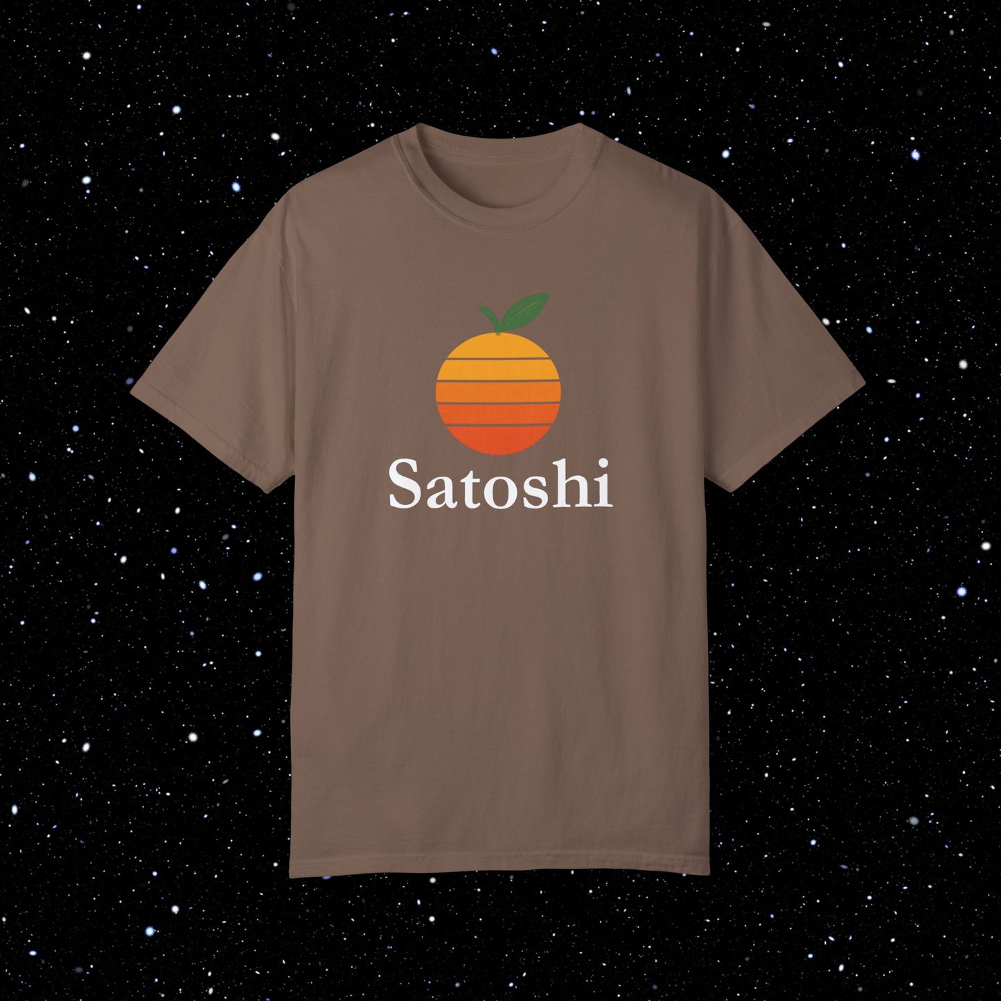 Satoshi Orange - Bitcoin Comfort Colors Tee Shirt