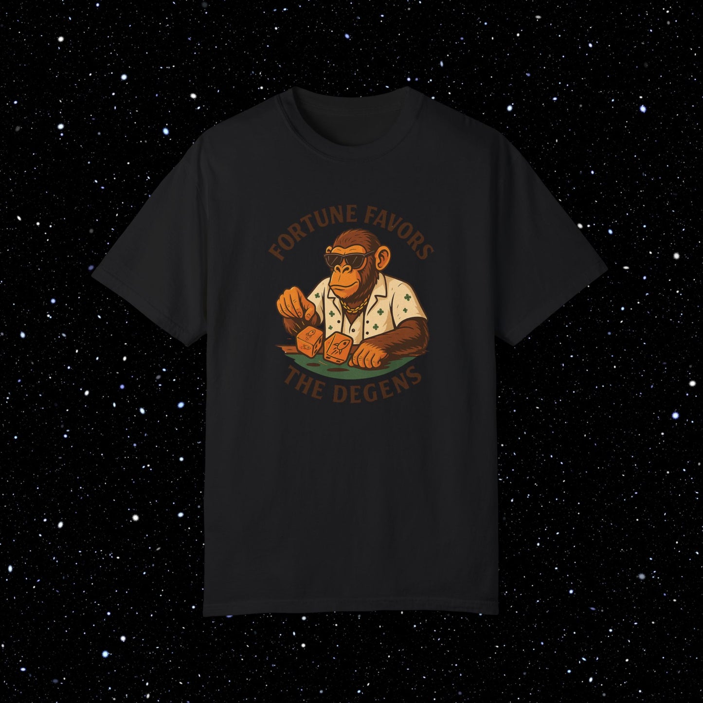 Fortune Favors the Degens Comfort Colors Tee Shirt