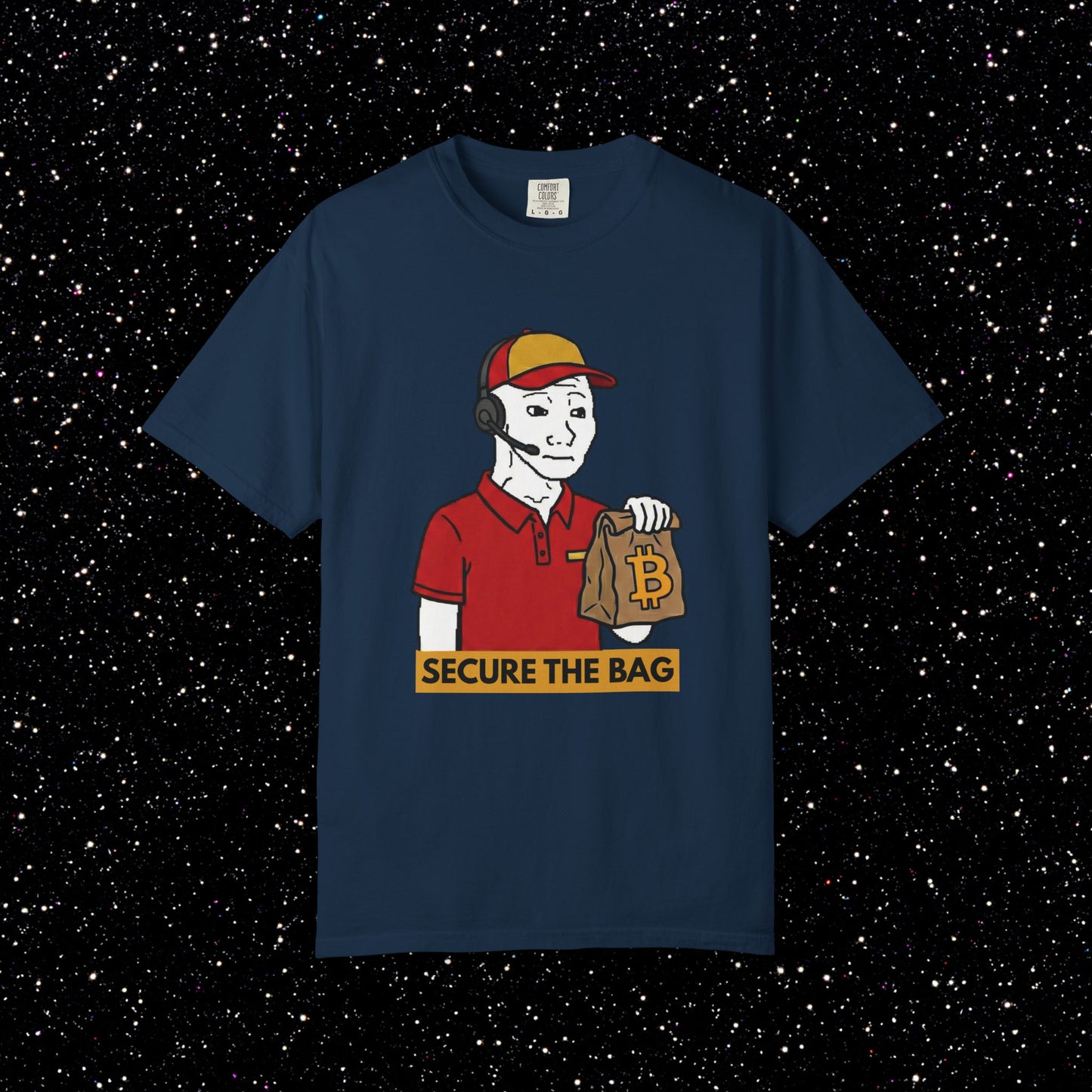 Secure the Bag Bitcoin T-Shirt | Meme Delivery Tee