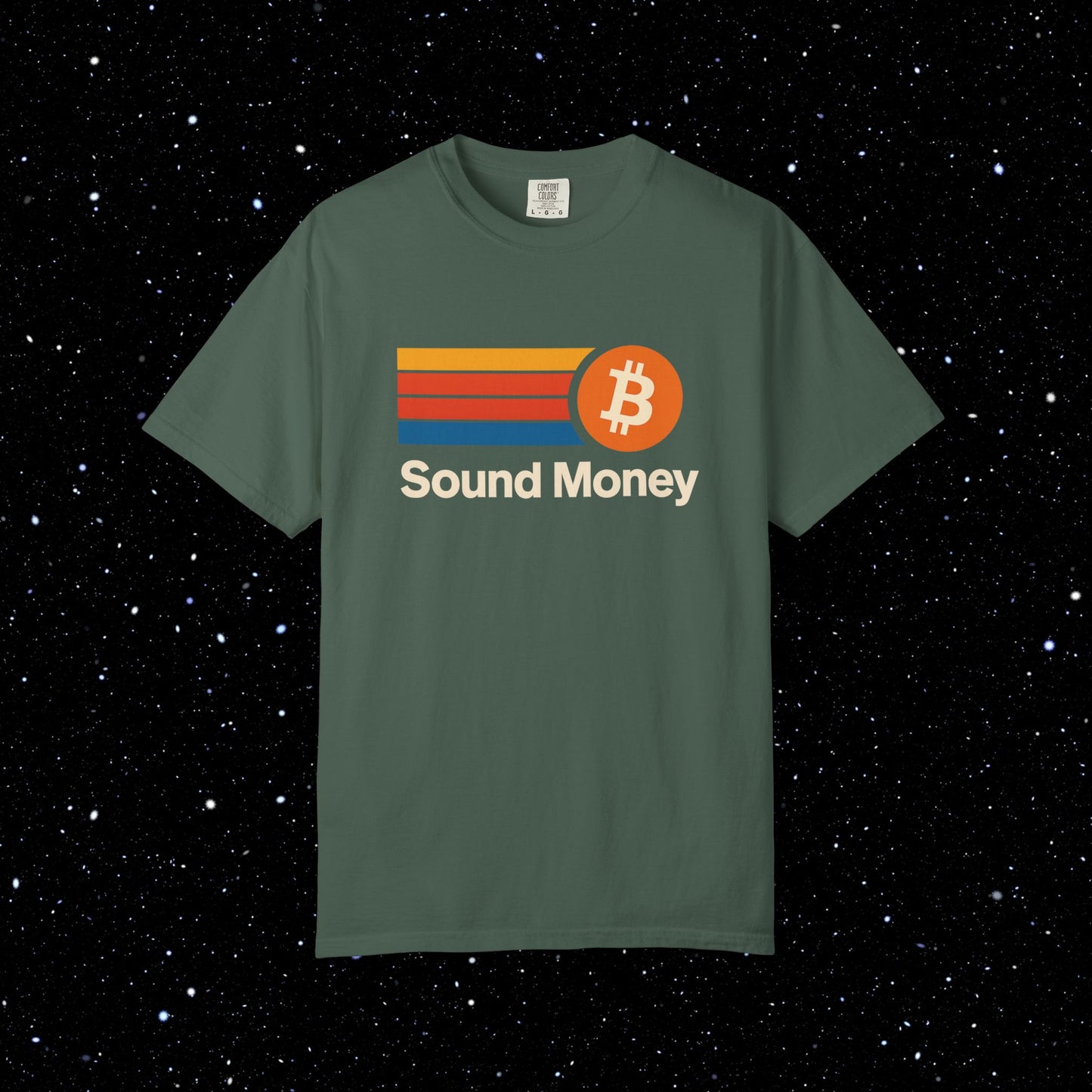 Sound Money – Retro ₿ Tee