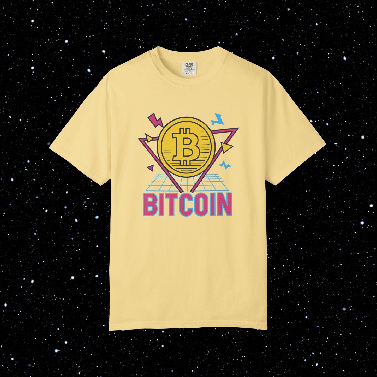 Bitcoin Eighties Synthwave Tee