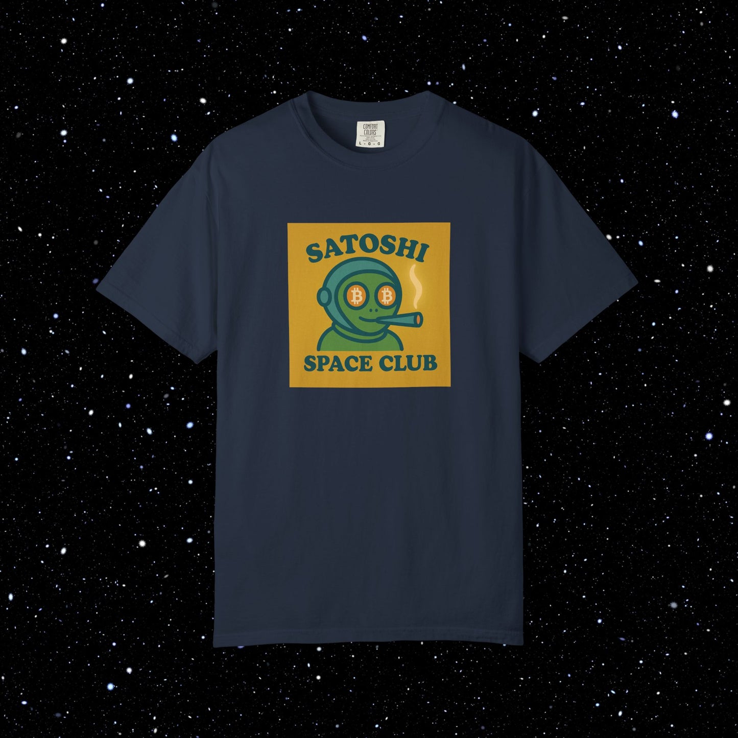 Satoshi Space Club - Lost In Space Bitcoin Tee Shirt