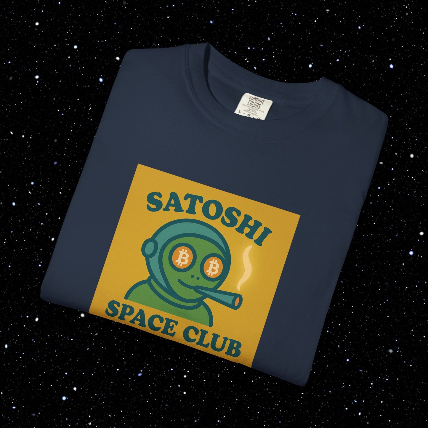 Satoshi Space Club - Lost In Space Bitcoin Tee Shirt