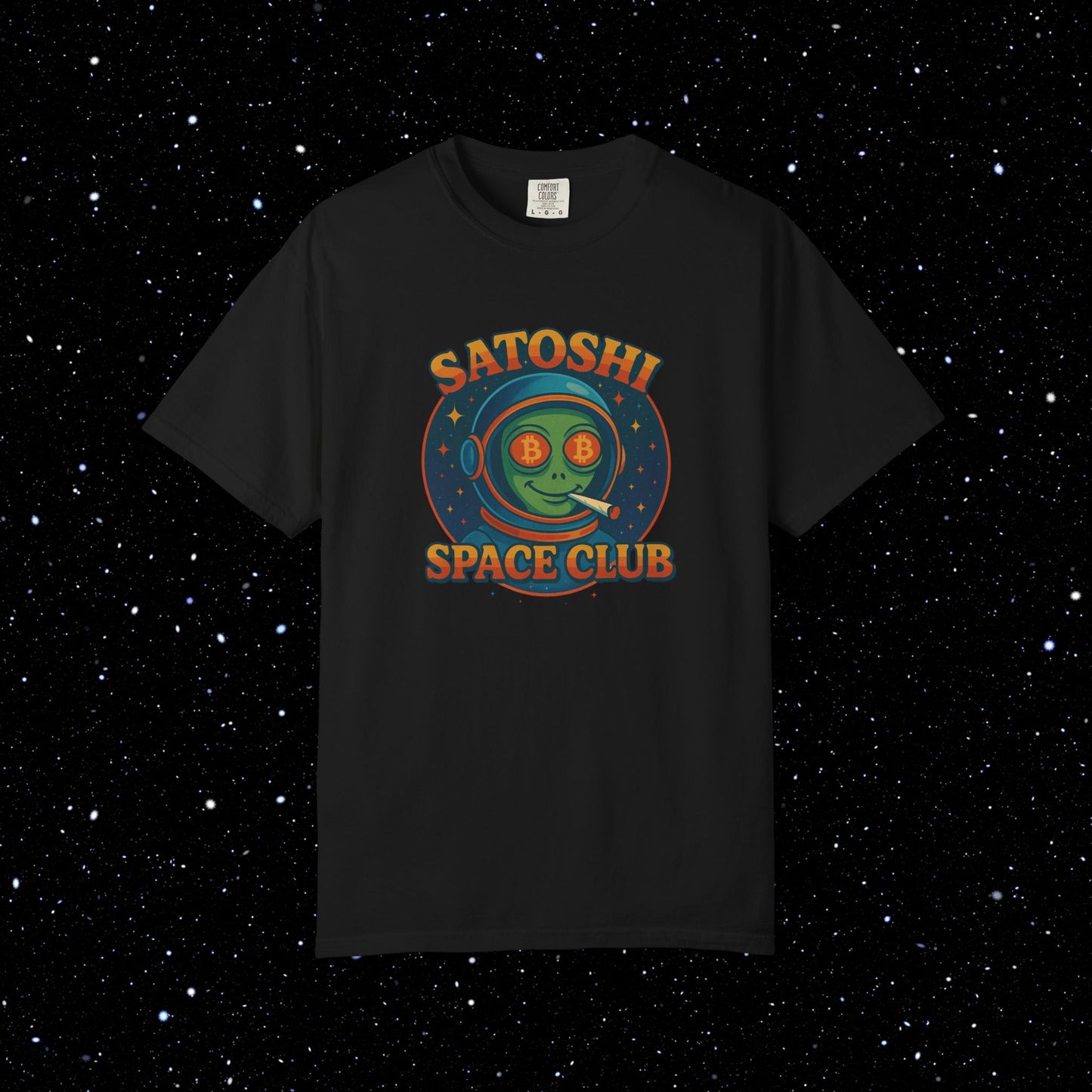 Satoshi Space Club - High on Bitcoin Tee Shirt
