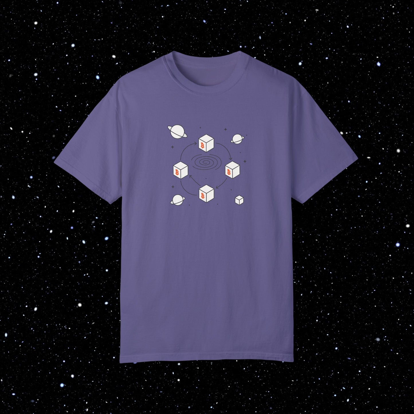 Interplanetary Consensus - Bitcoin Comfort Colors Tee Shirt
