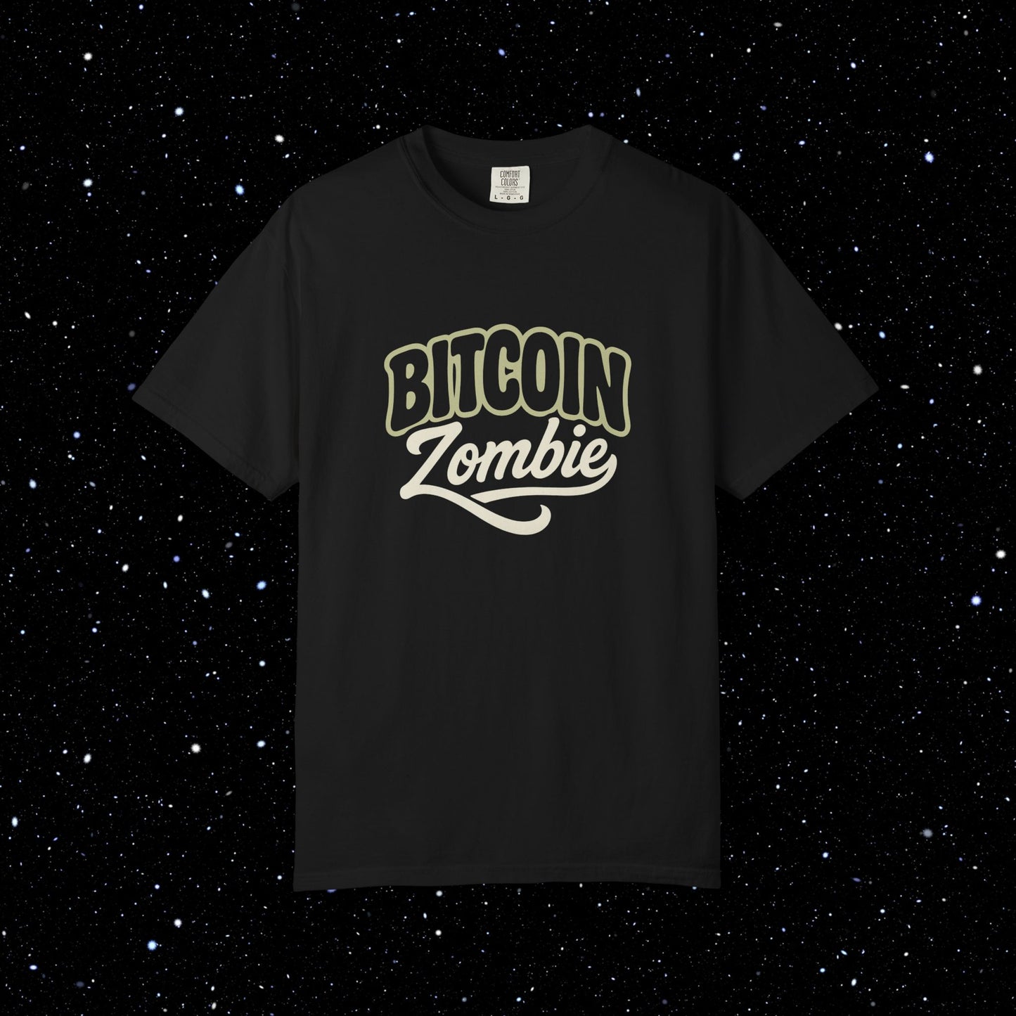 Bitcoin Zombie Typography Tee