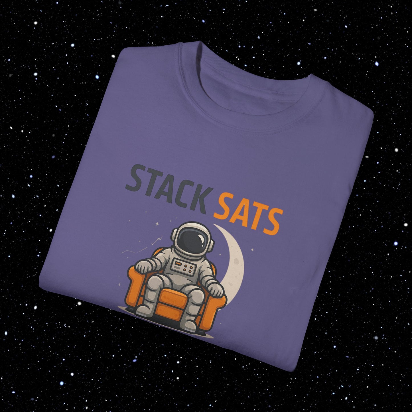 Stack Sats and Chill - Bitcoin Comfort Colors Tee Shirt