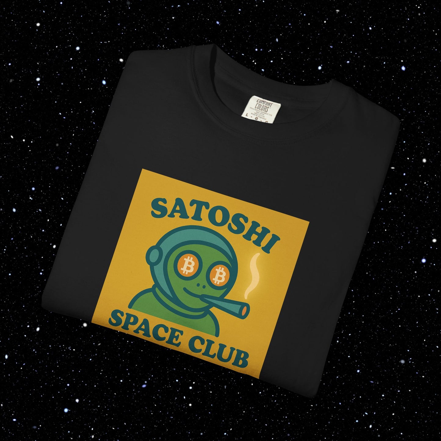 Satoshi Space Club - Lost In Space Bitcoin Tee Shirt