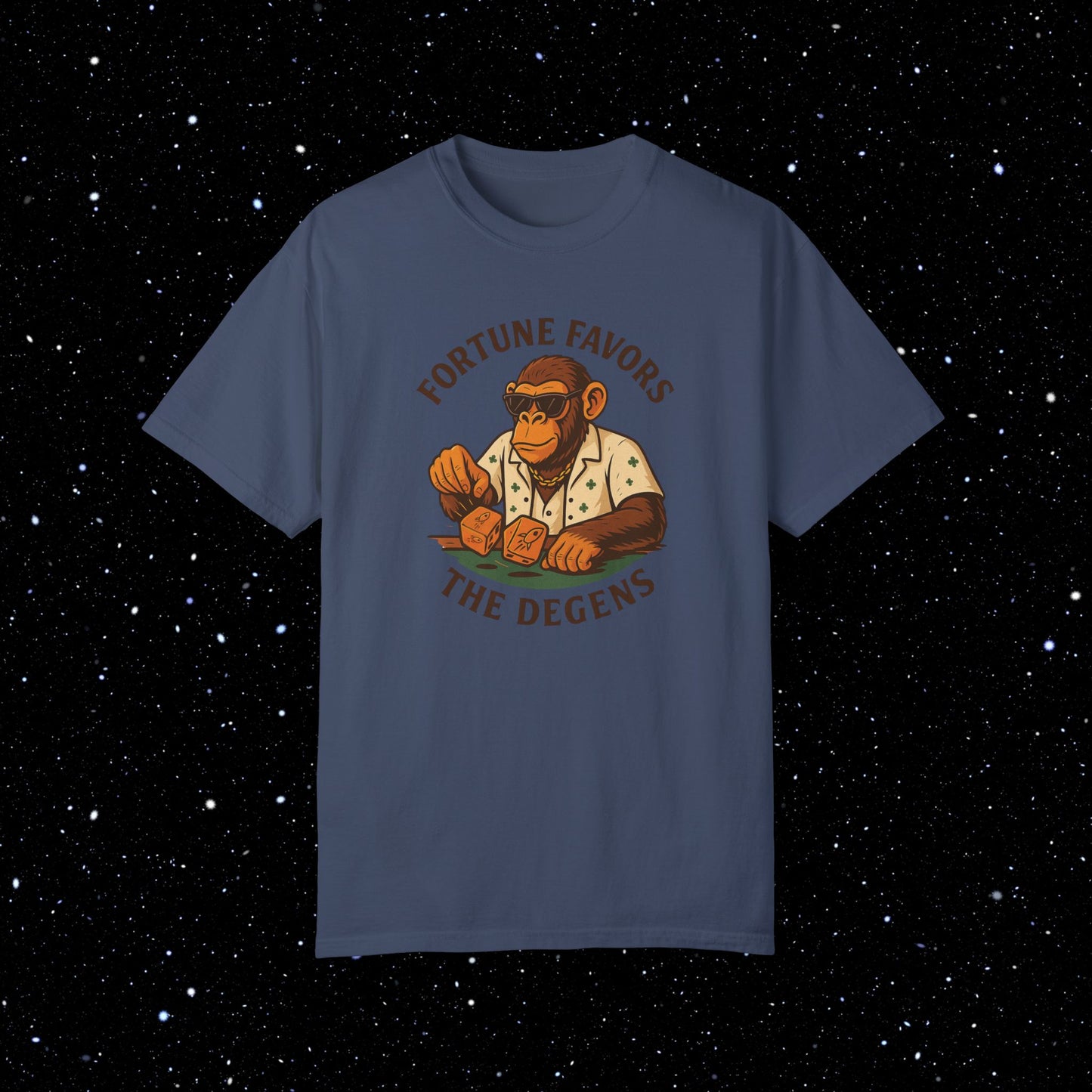 Fortune Favors the Degens Comfort Colors Tee Shirt