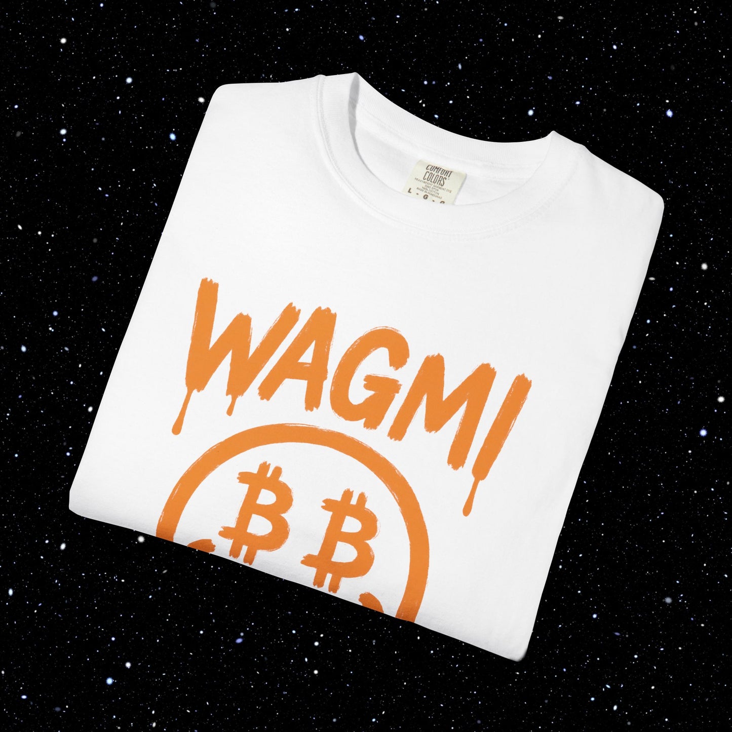 WAGMI Smiley Drip - Bitcoin Tee Shirt