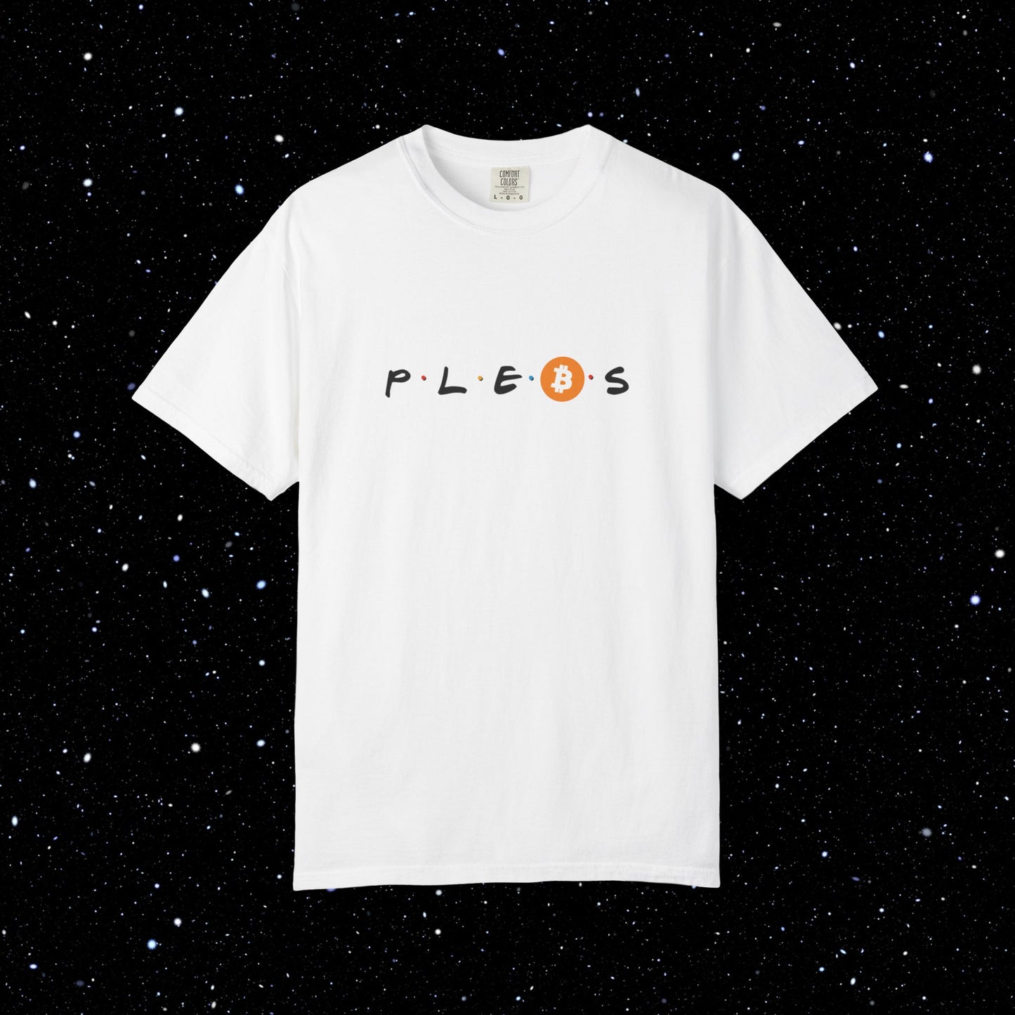 PLEBS - Comfort Colors Bitcoin Tee Shirt
