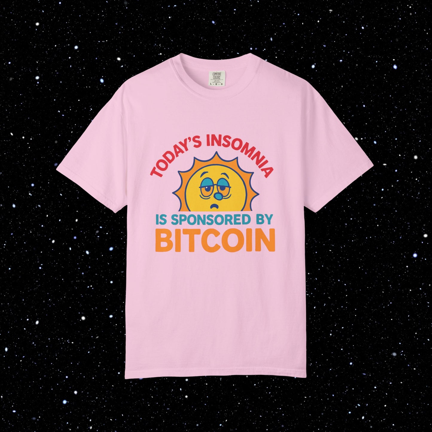 Bitcoin Insomnia Colorful Tee