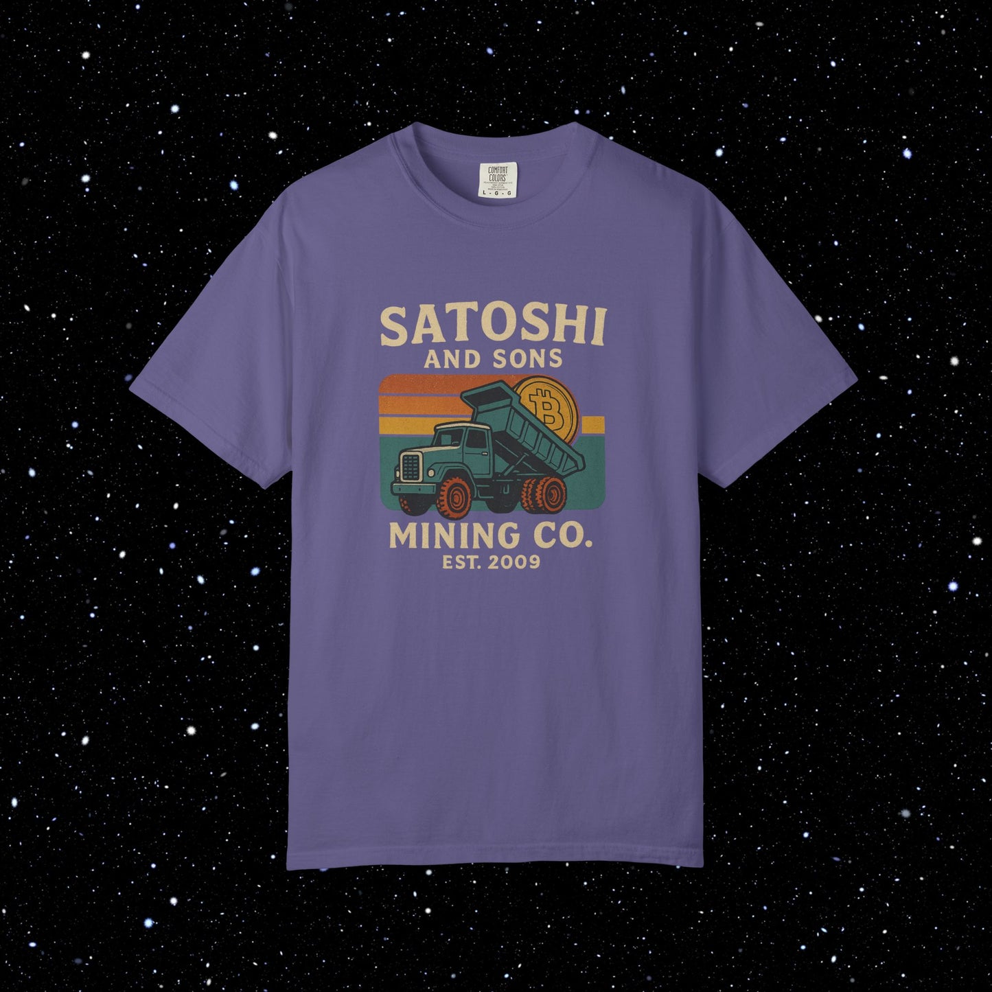 Satoshi and Sons - Bitcoin Comfort Colors Tee Shirt