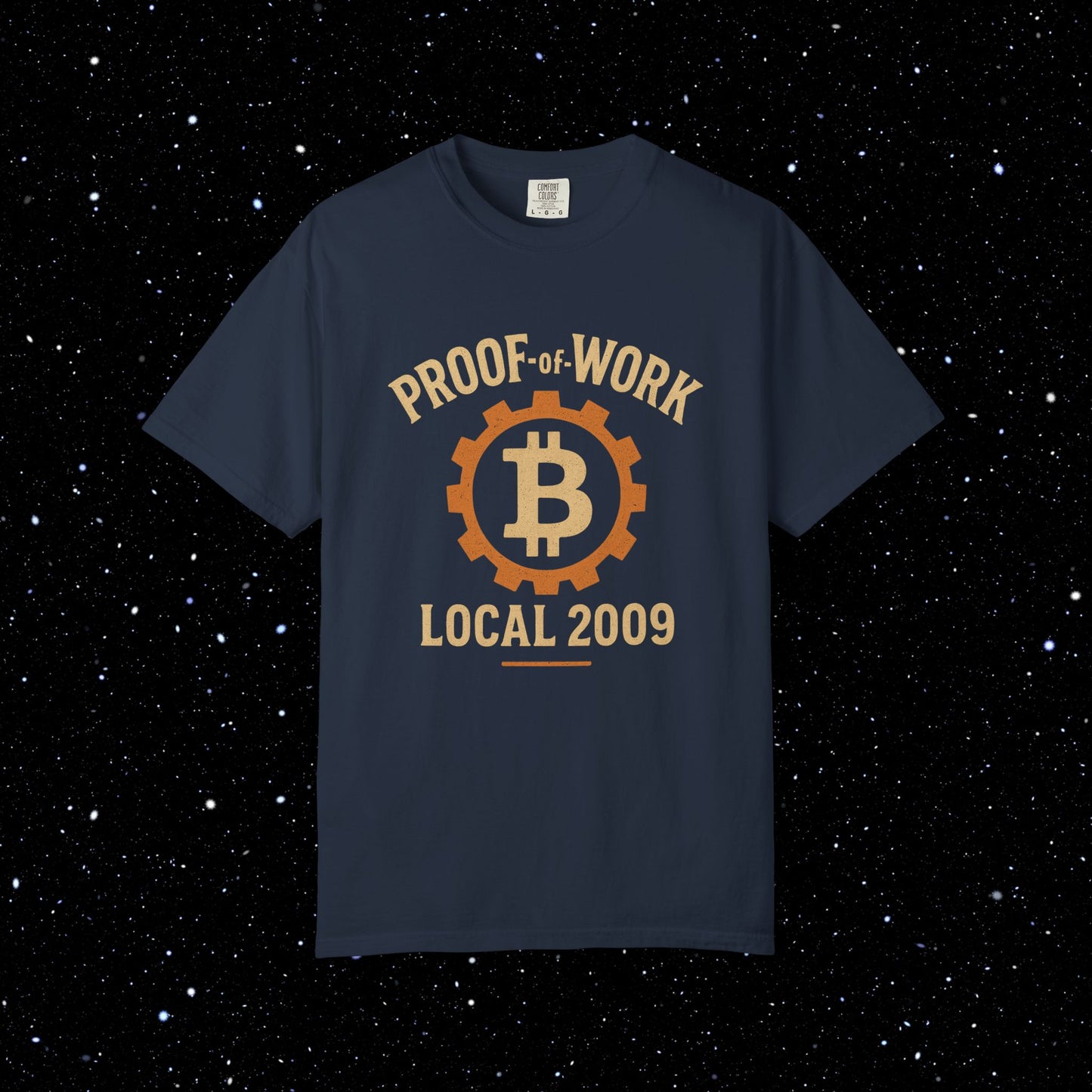 Proof of Work Local 2009 Bitcoin Tee