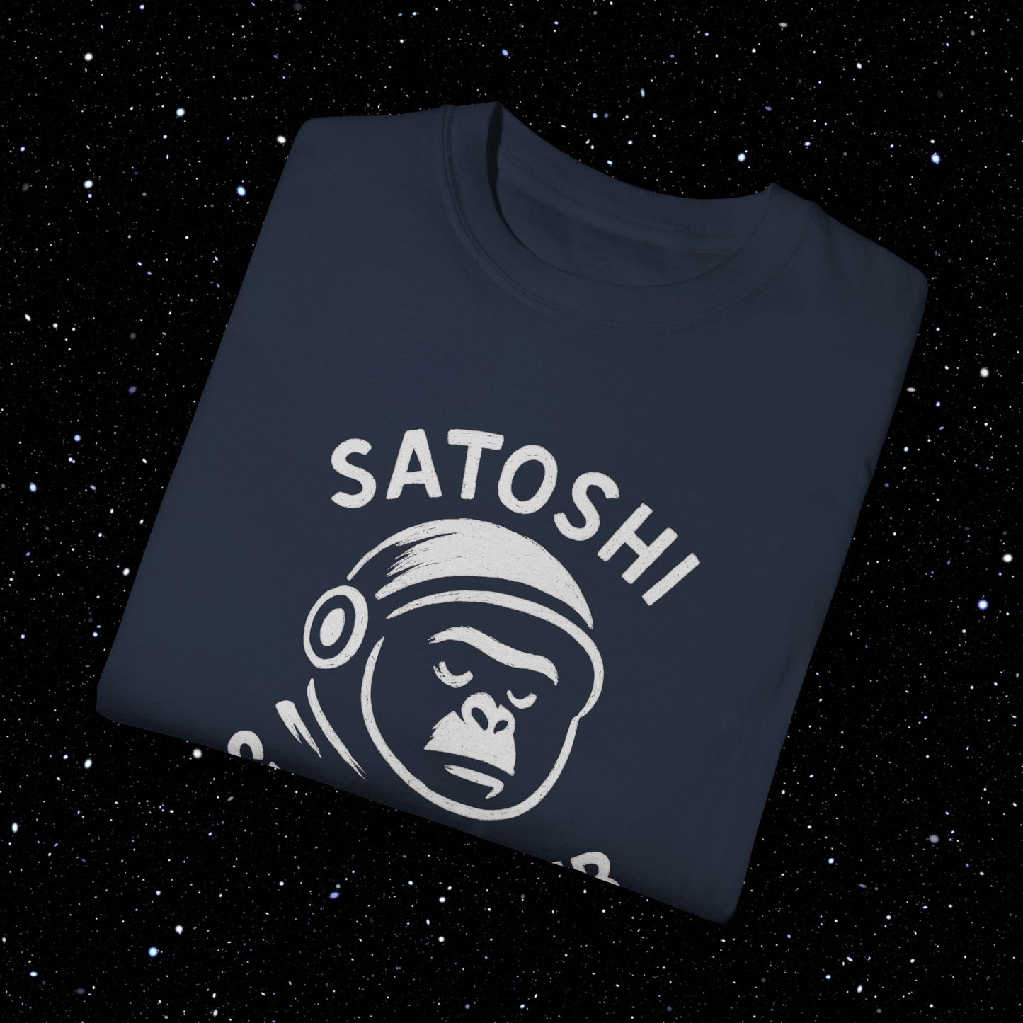 Satoshi Space Club - Primate Explorer Comfort Colors Tee Shirt