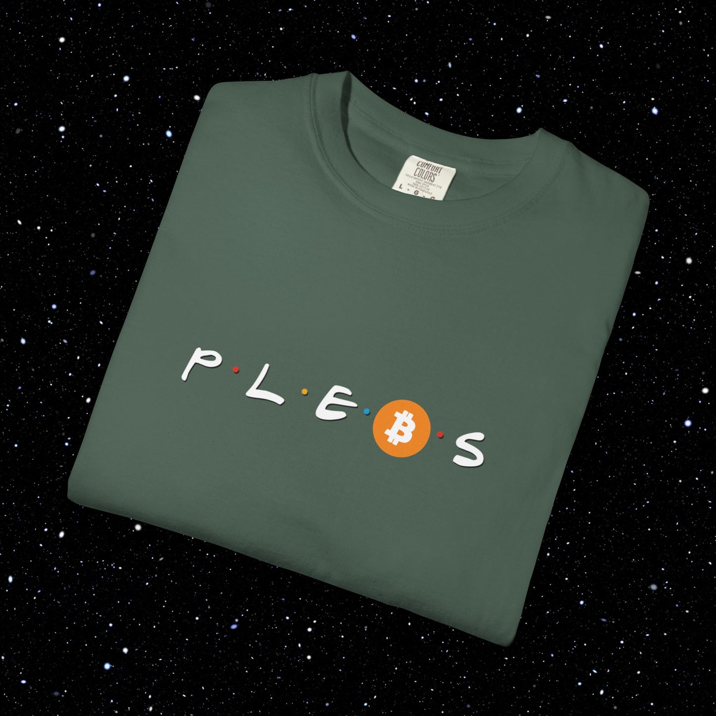 PLEBS - Comfort Colors Bitcoin Tee Shirt