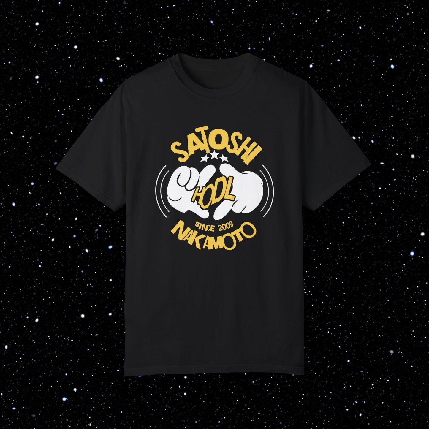 Satoshi Nakamoto - Diamond Hands Comfort Colors Tee Shirt