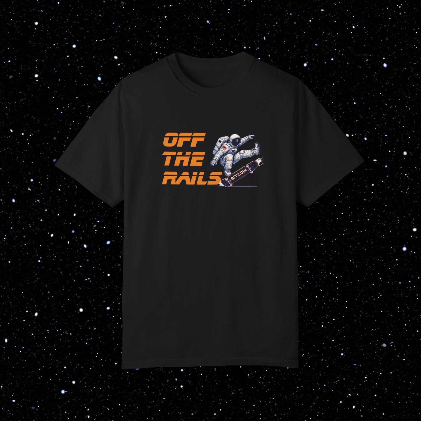 Off The Rails Bitcoin Comfort Colors Tee Shirt