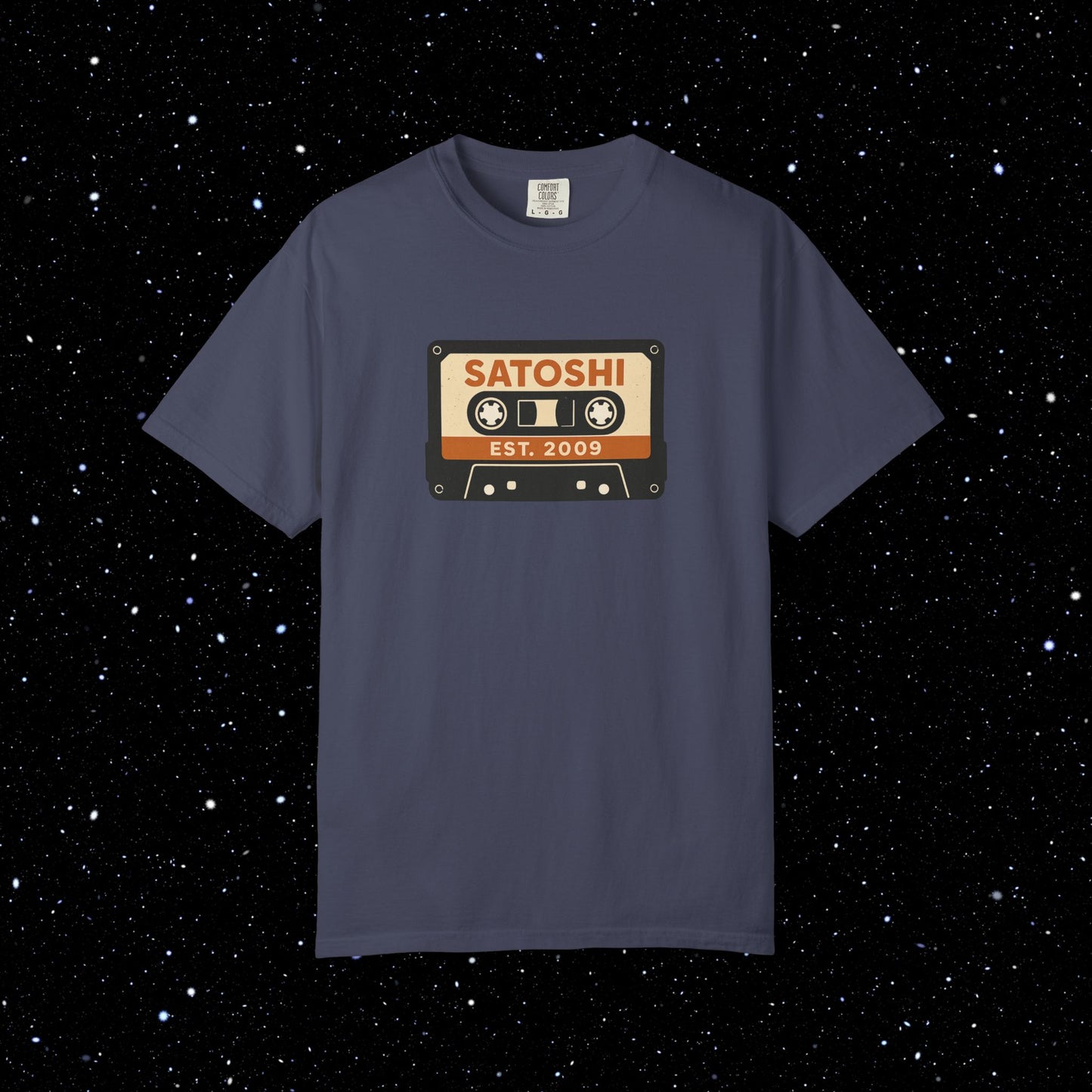 Satoshi Cassette Tape Bitcoin Tee