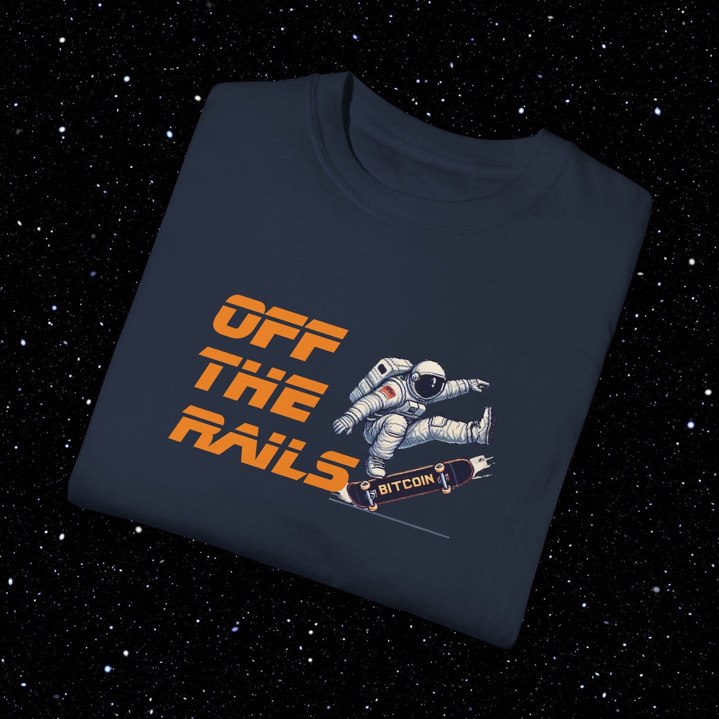Off The Rails Bitcoin Comfort Colors Tee Shirt