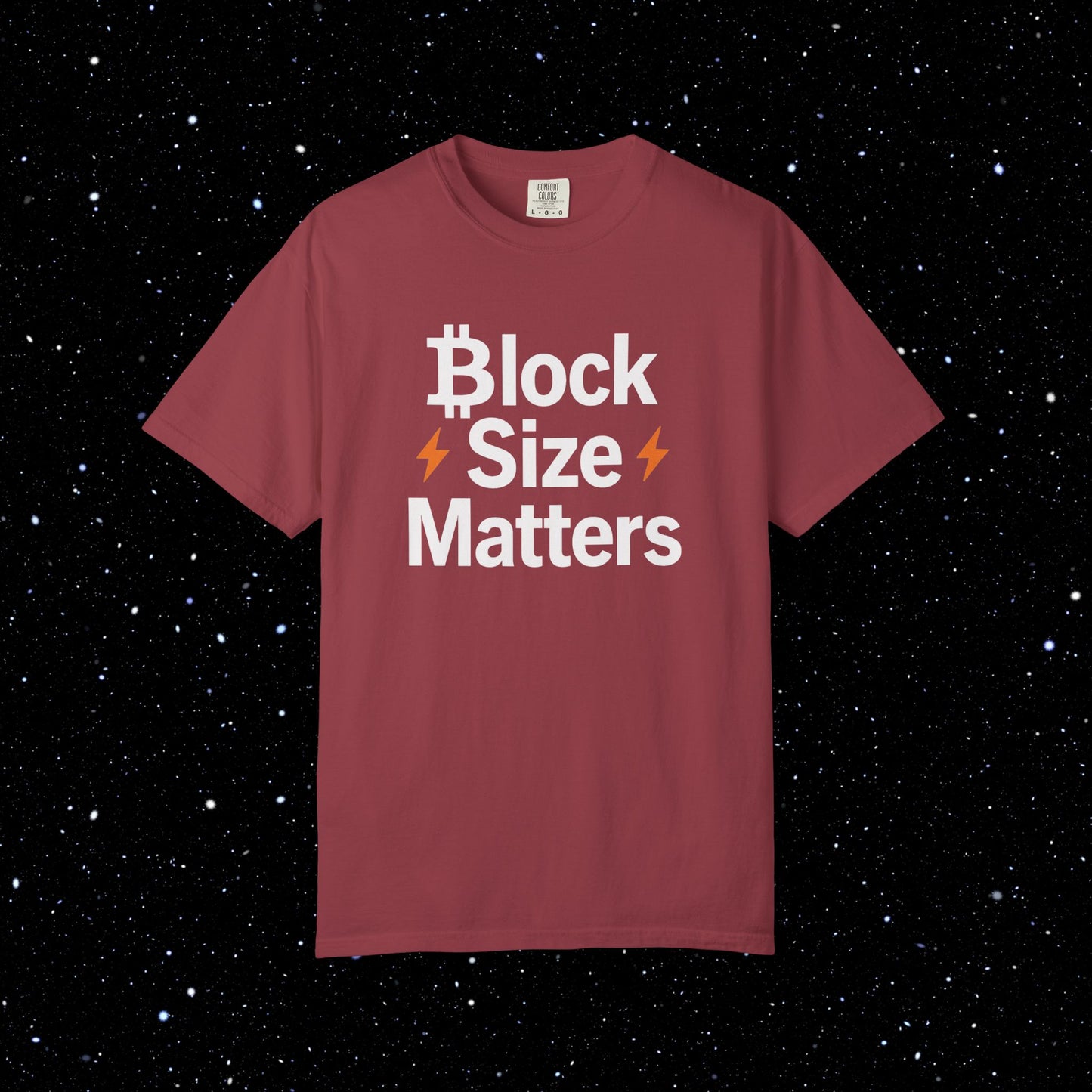 Bitcoin Block Size Matters Lightning Tee
