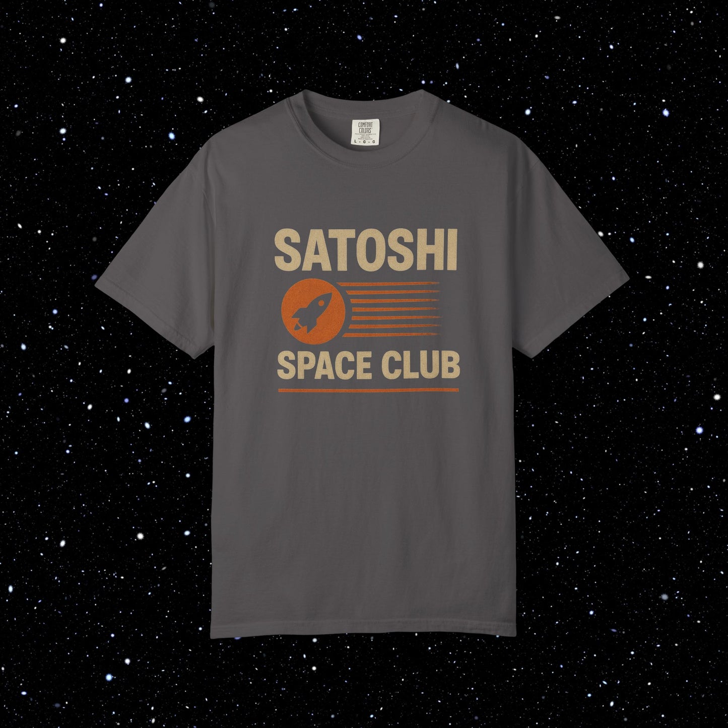 Satoshi Space Club Rocket Tee