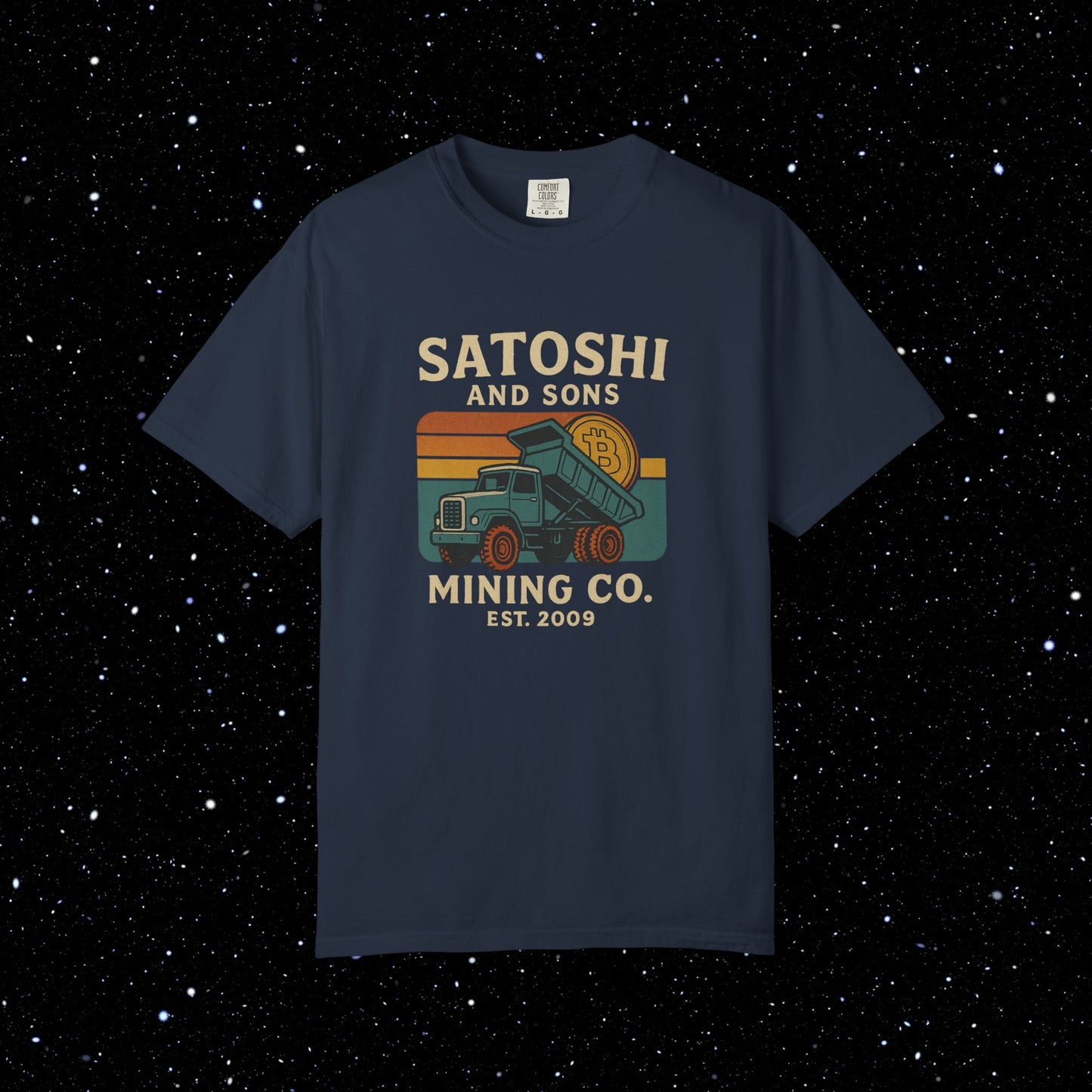Satoshi and Sons - Bitcoin Comfort Colors Tee Shirt