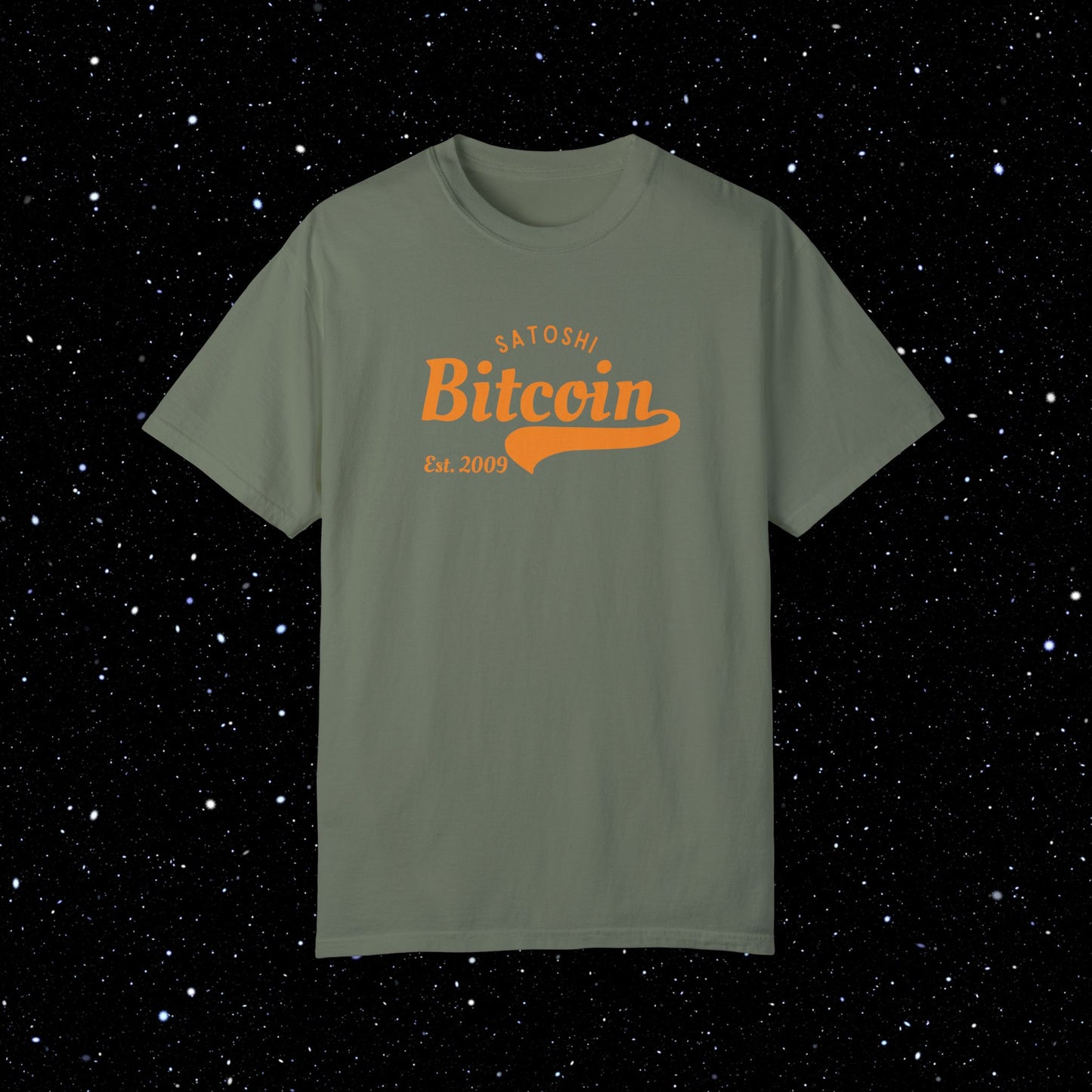 Bitcoin Satoshi - Baseball Comfort Colors Tee Shirt